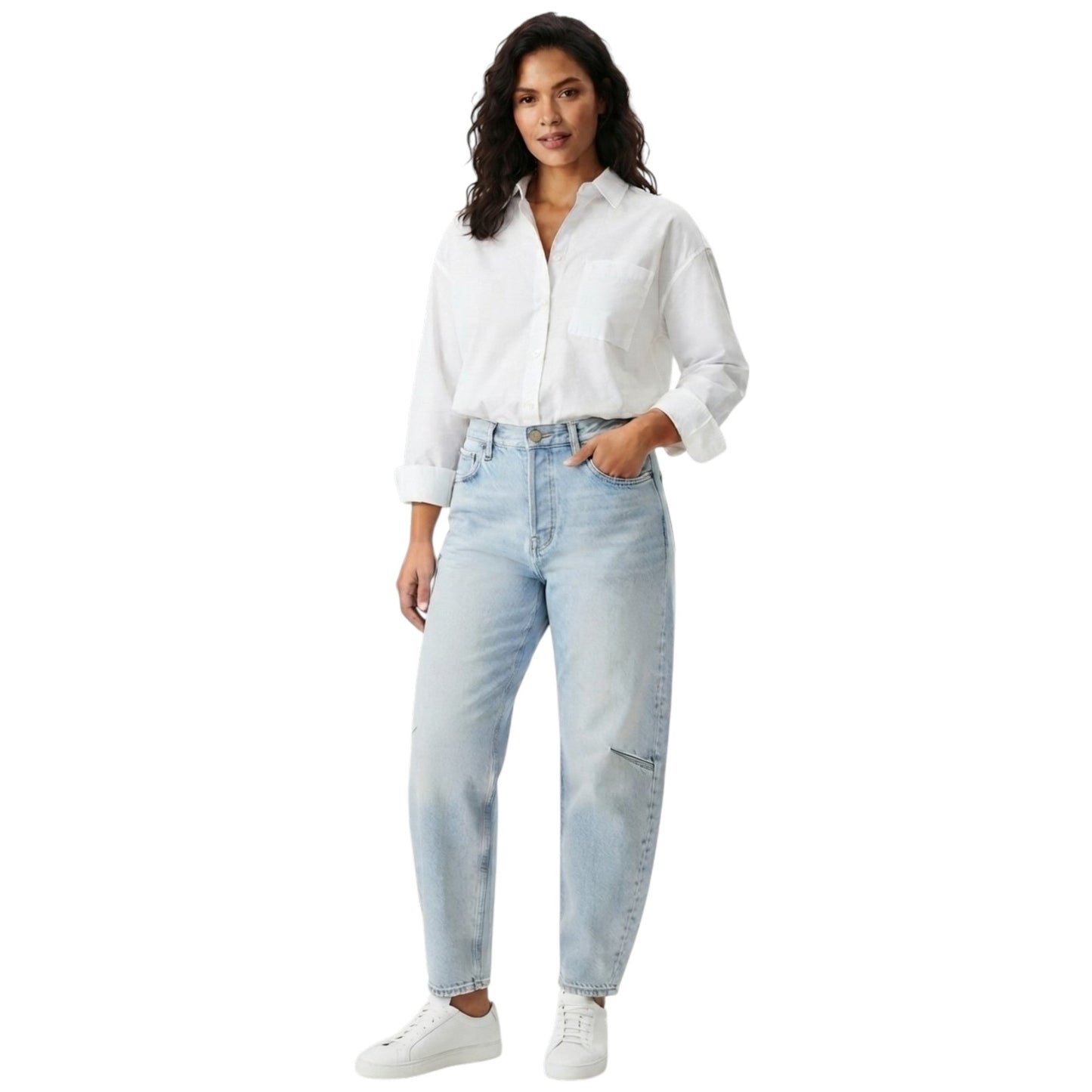 Women's Plain Jeans,Blue