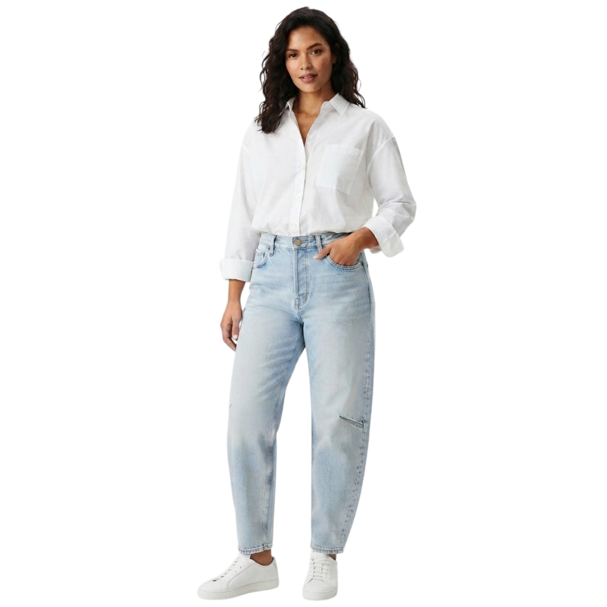 Women's Plain Jeans,Blue