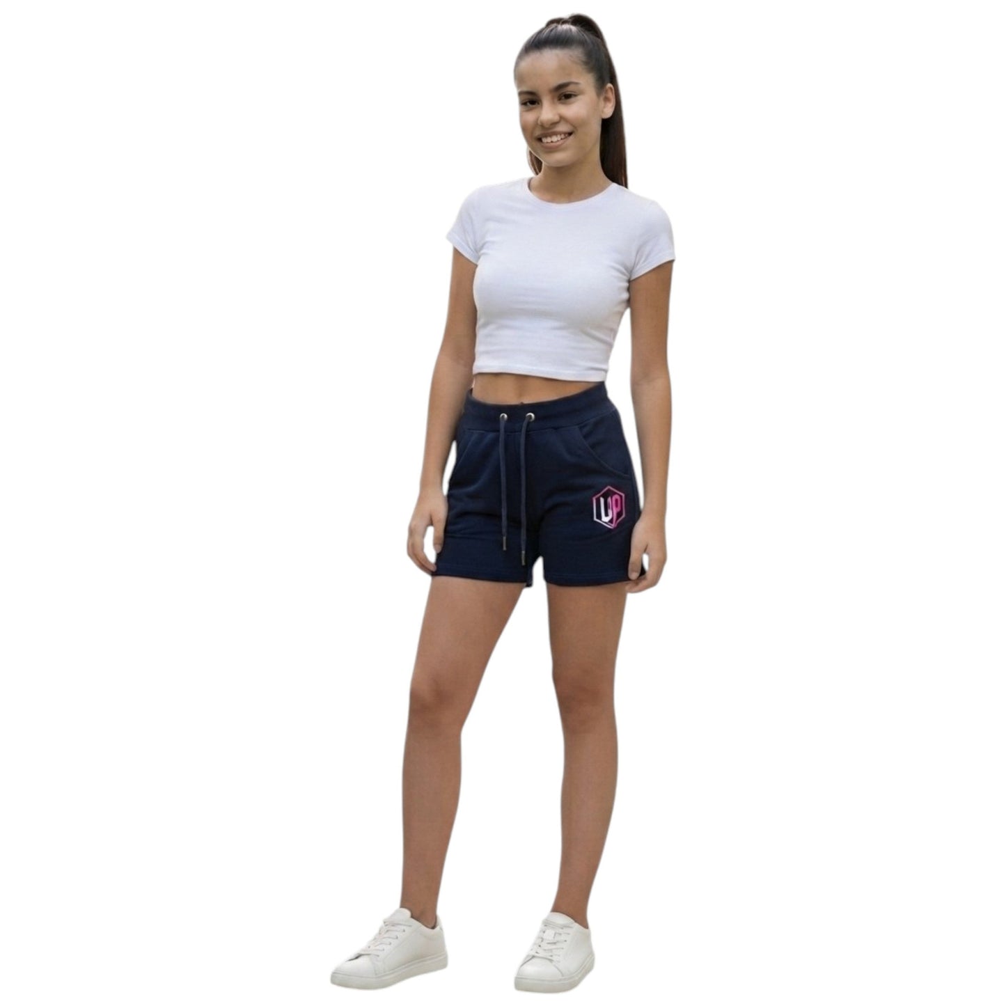 Kids Girl's Plain Short,Navy