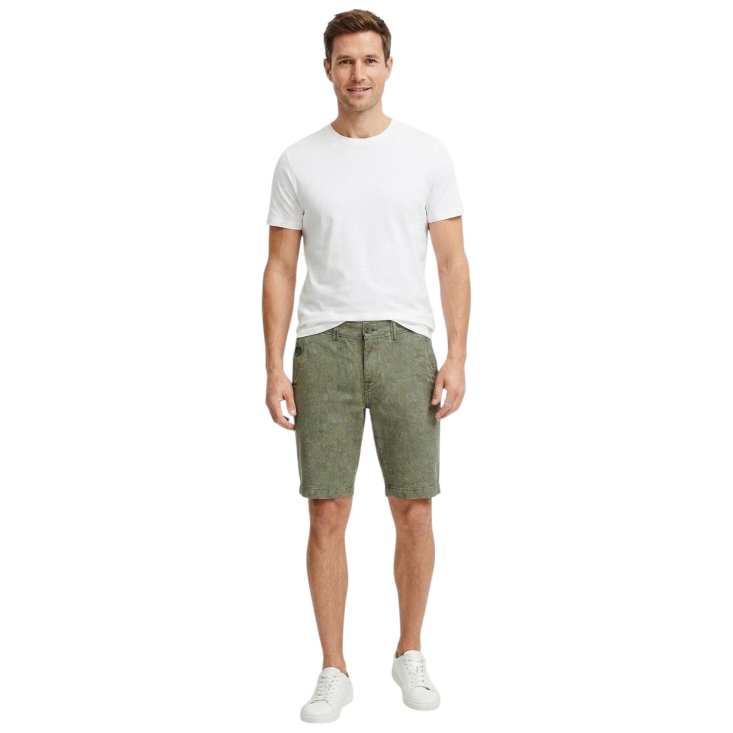 Men's Textured Short,Light Olive