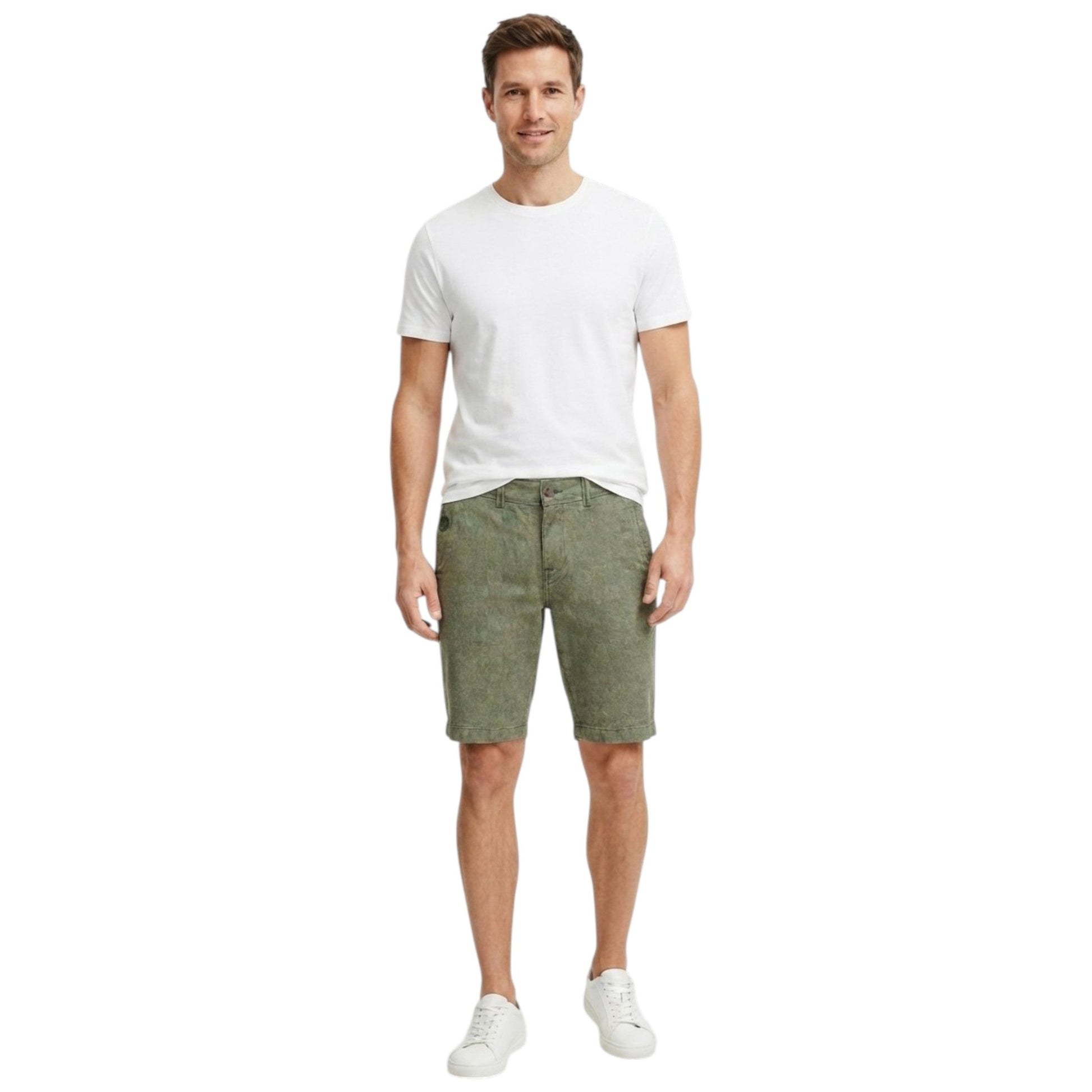 Men's Textured Short,Light Olive