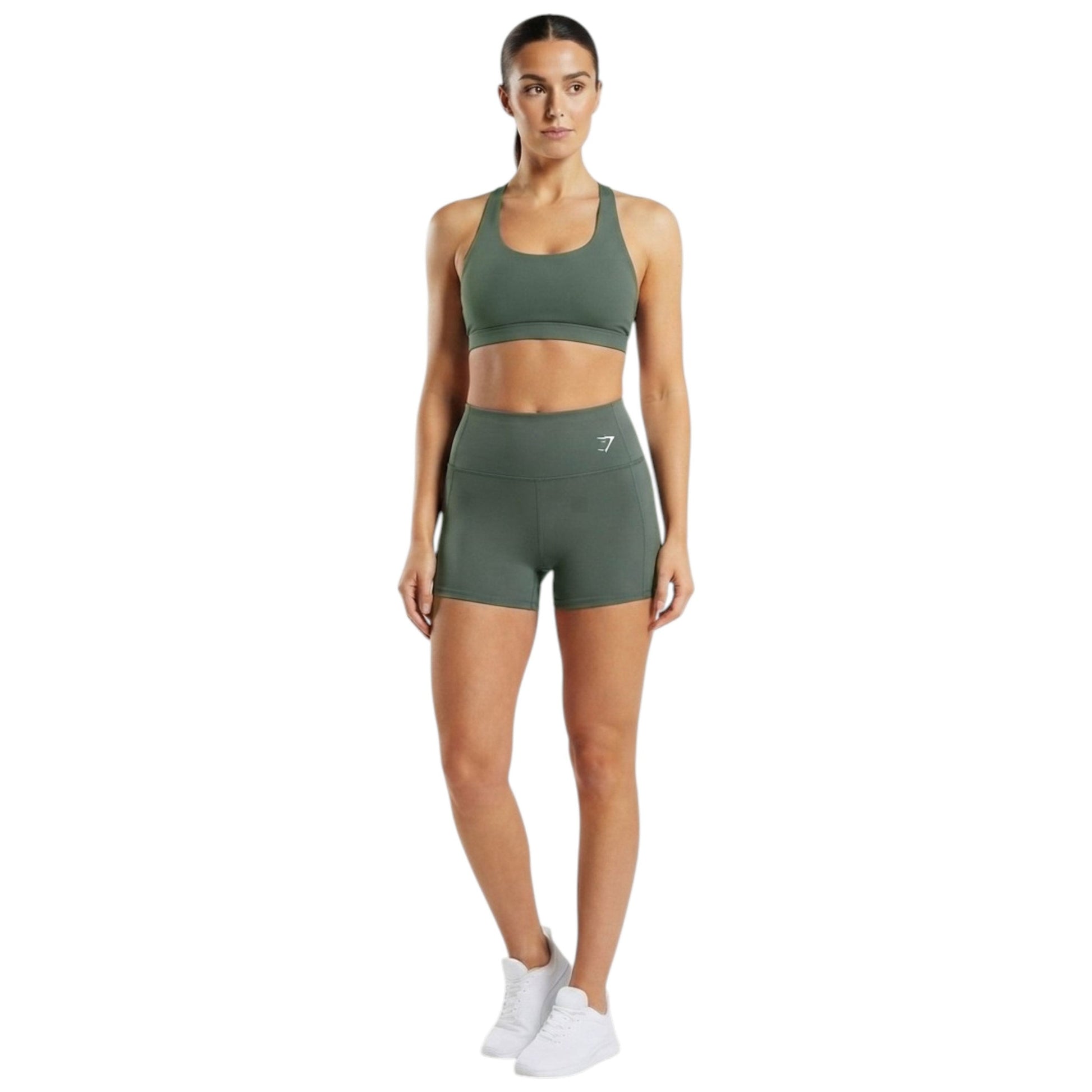 Women's Plain Sport Short,Rotten Green