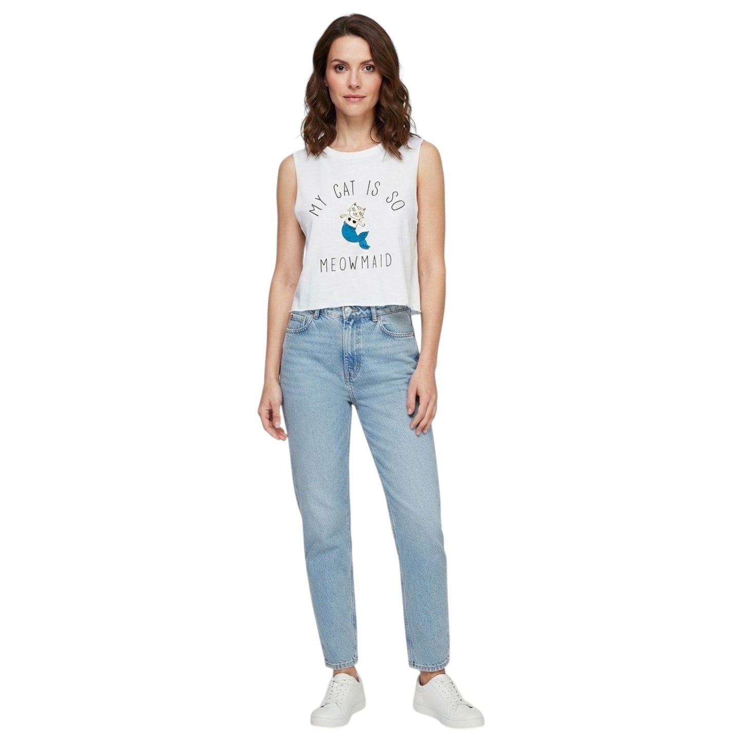 Women's Printed Top,White