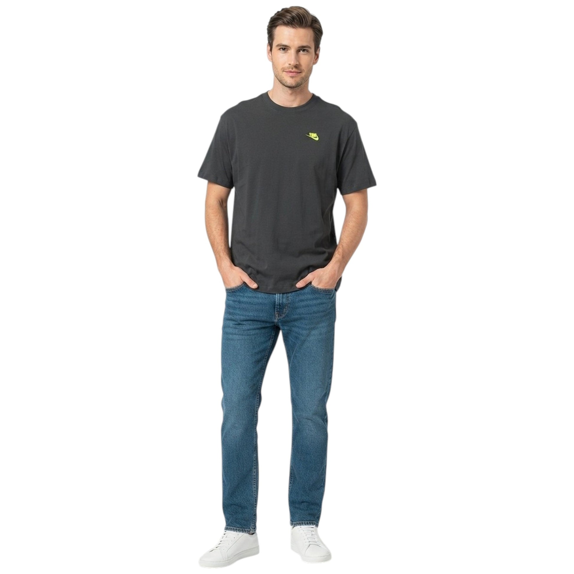 Men's Printed Top,Grey