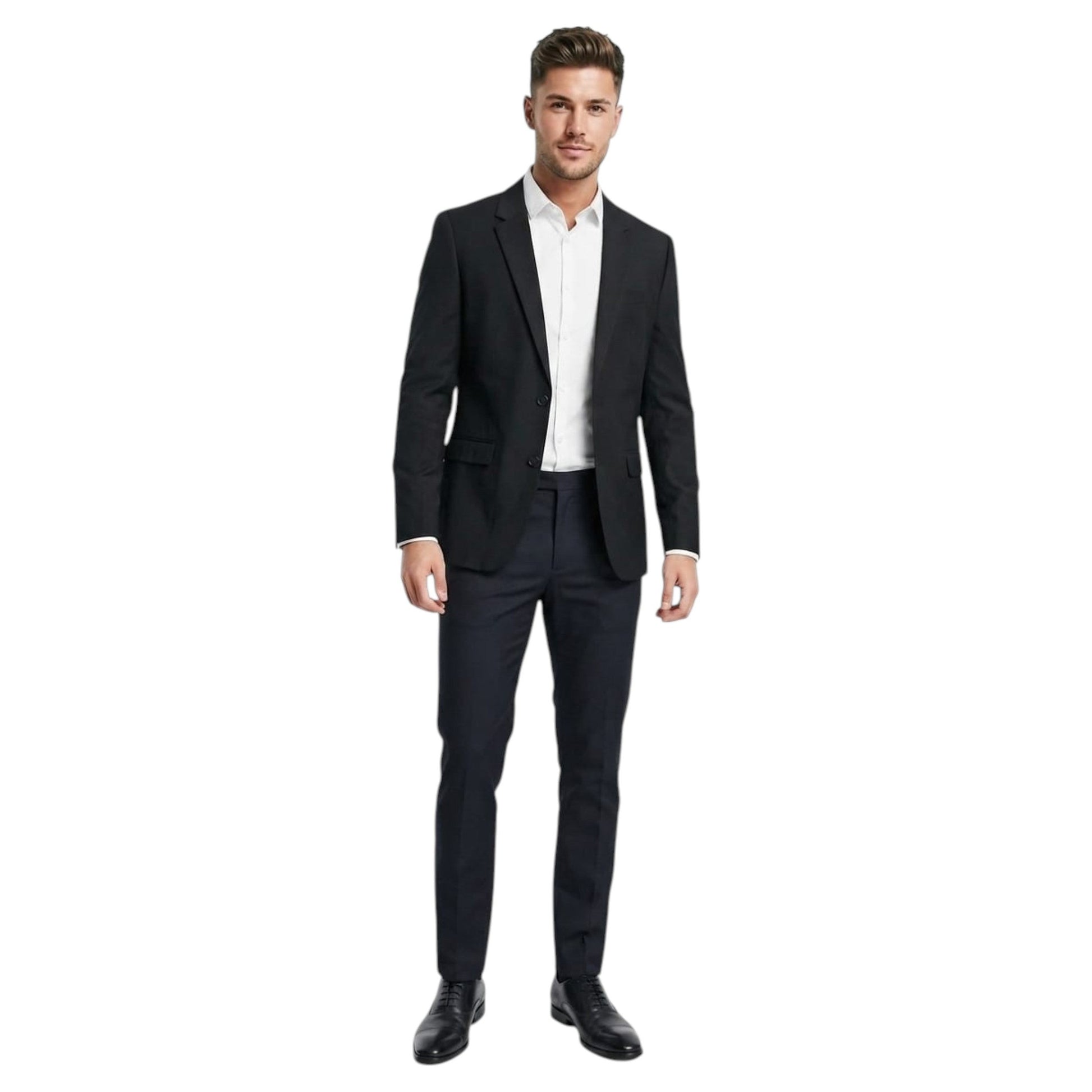 Men's Plain Blazers,Black