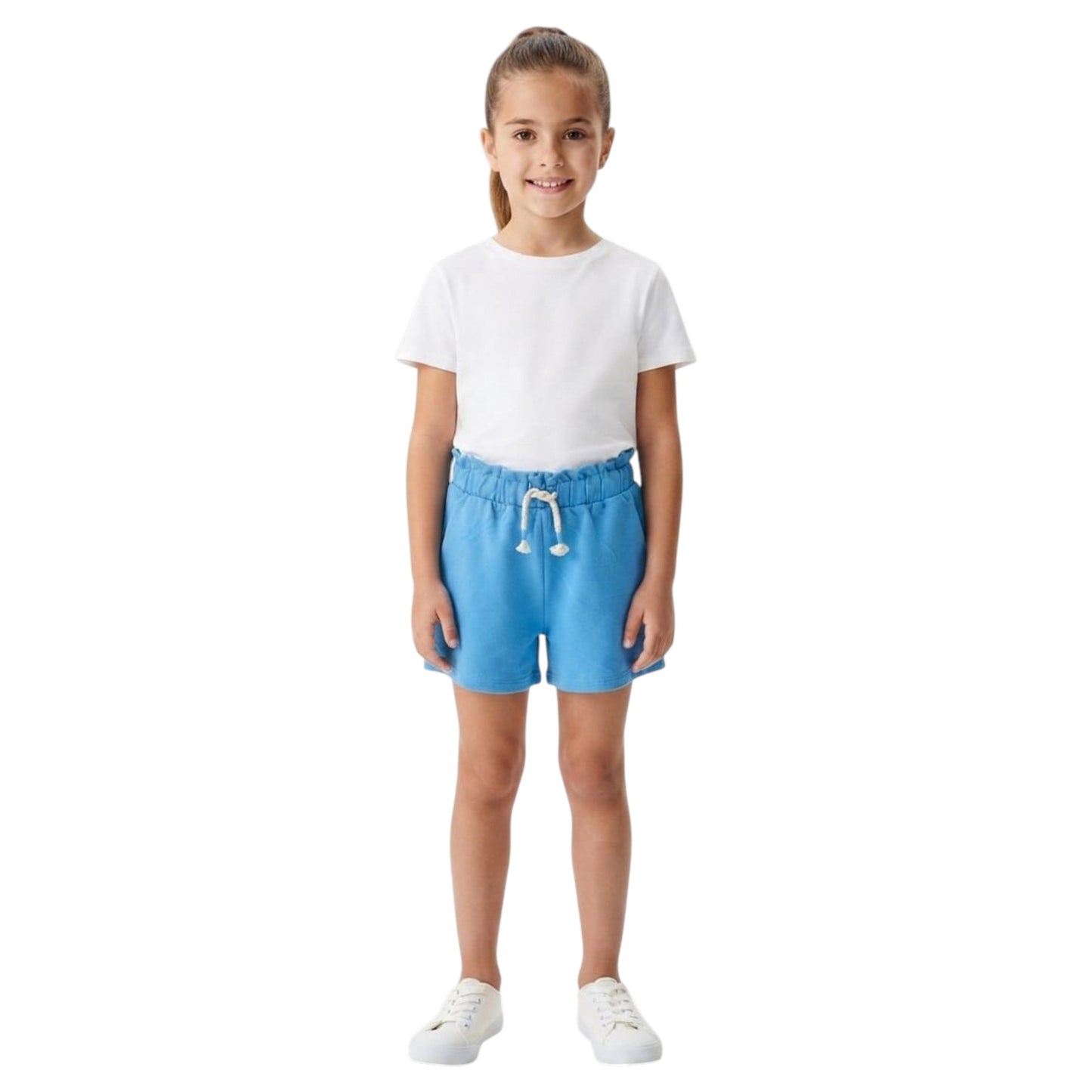 Kids Girl's Plain Short,Blue