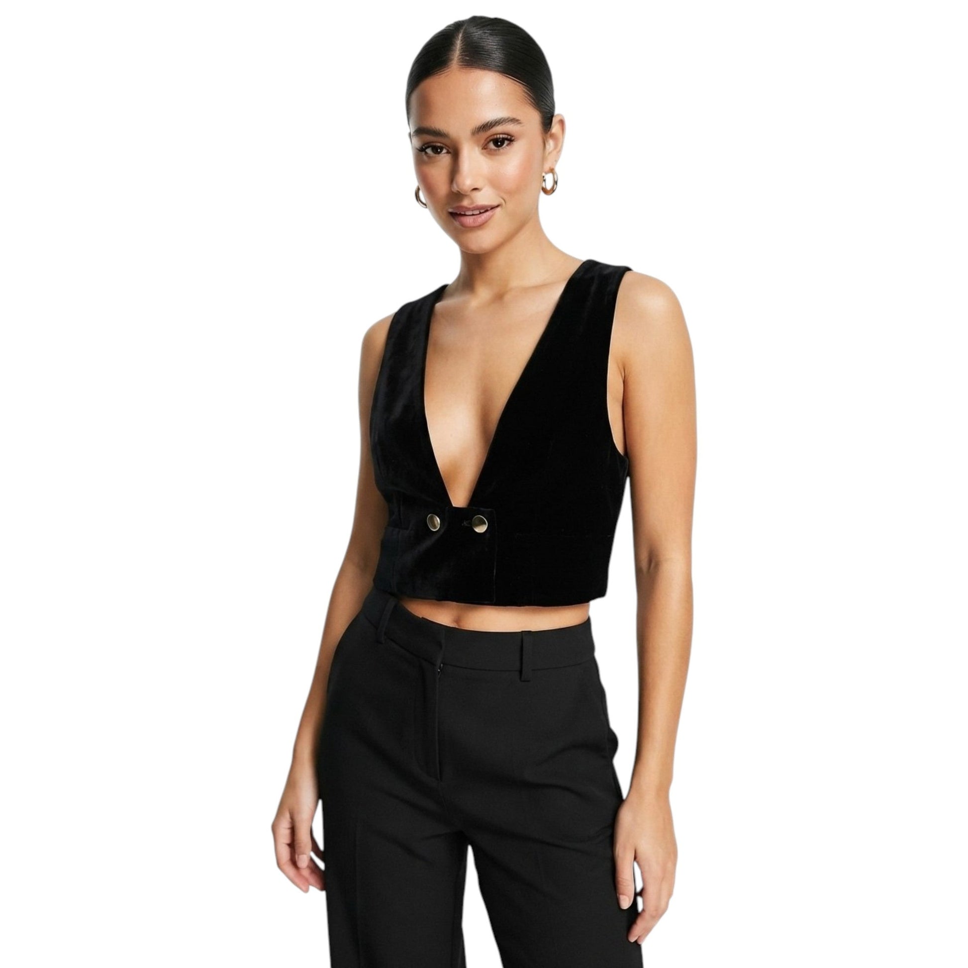Women's Textured Top,Black