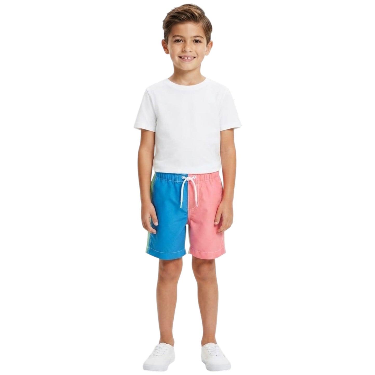 Kids Boy's Colorblocked Swim Short,Multi