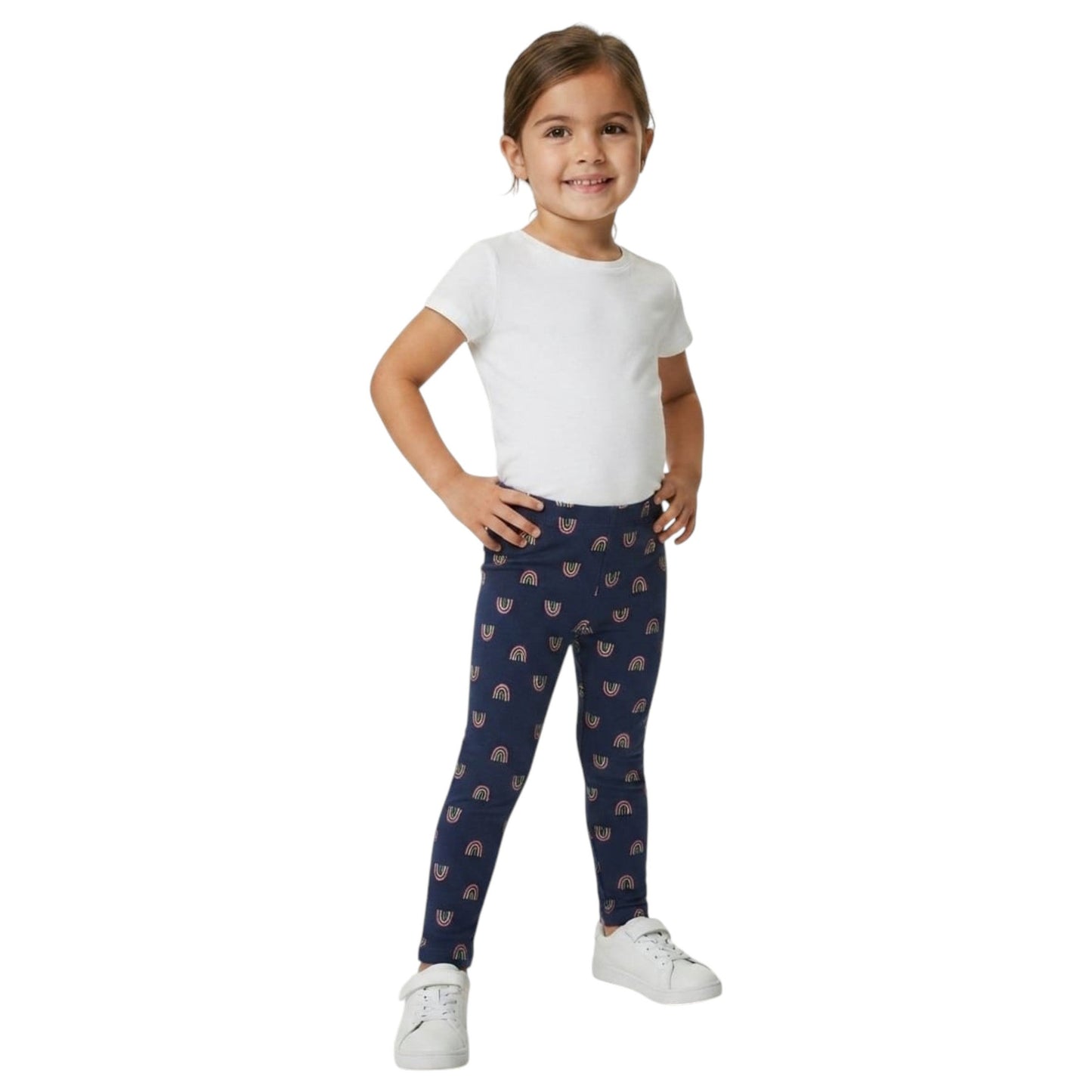 Kids Girl's Printed Pant,Navy