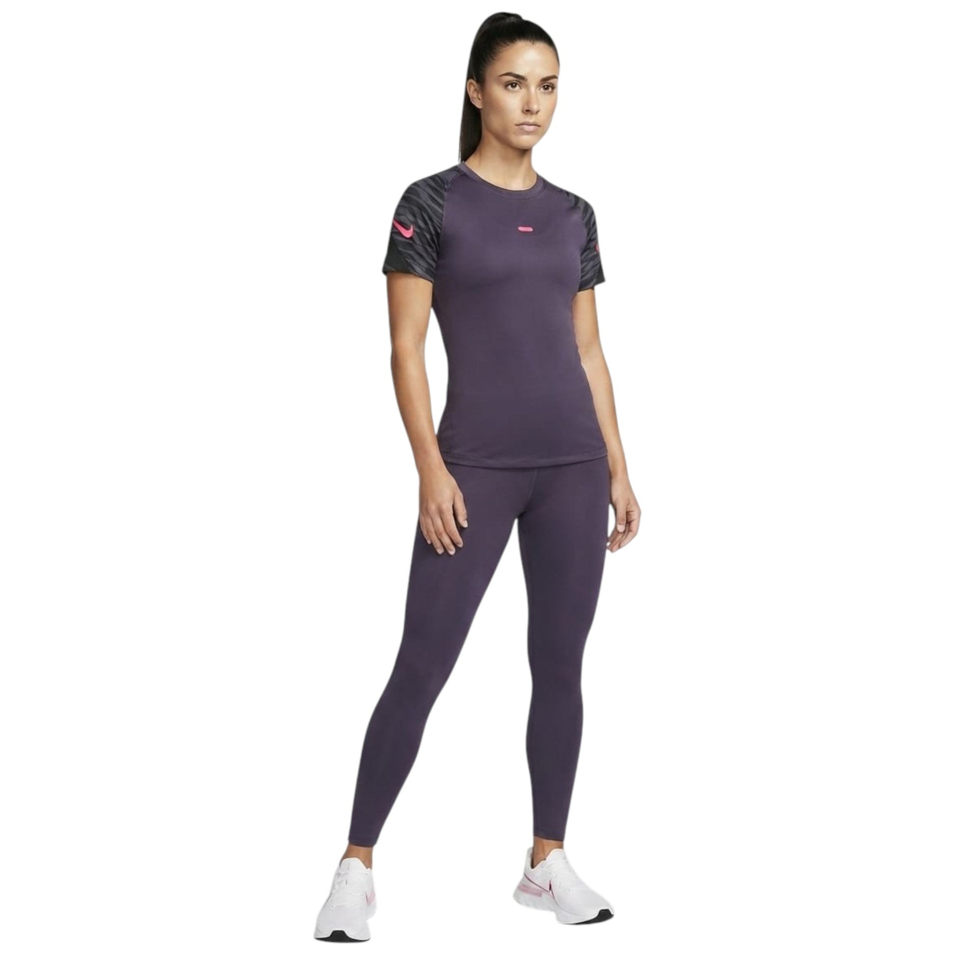 Women's Printed Sport Top,Dark Purple