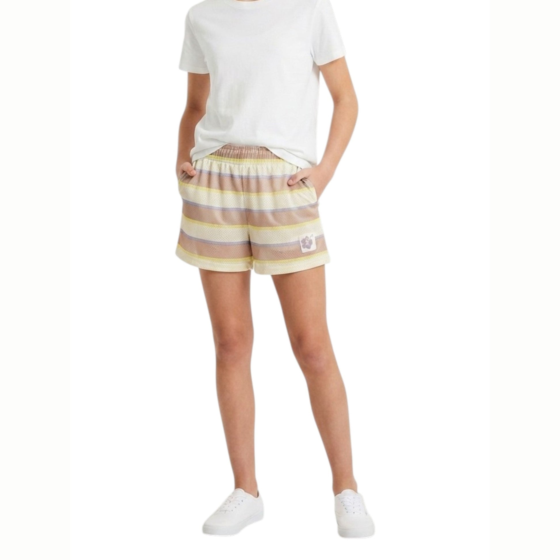 Women's Striped Short,Multi