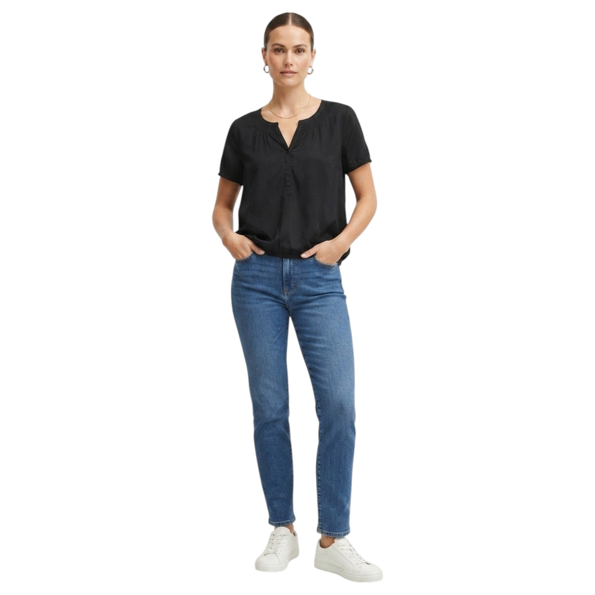 Women's Plain Top,Black