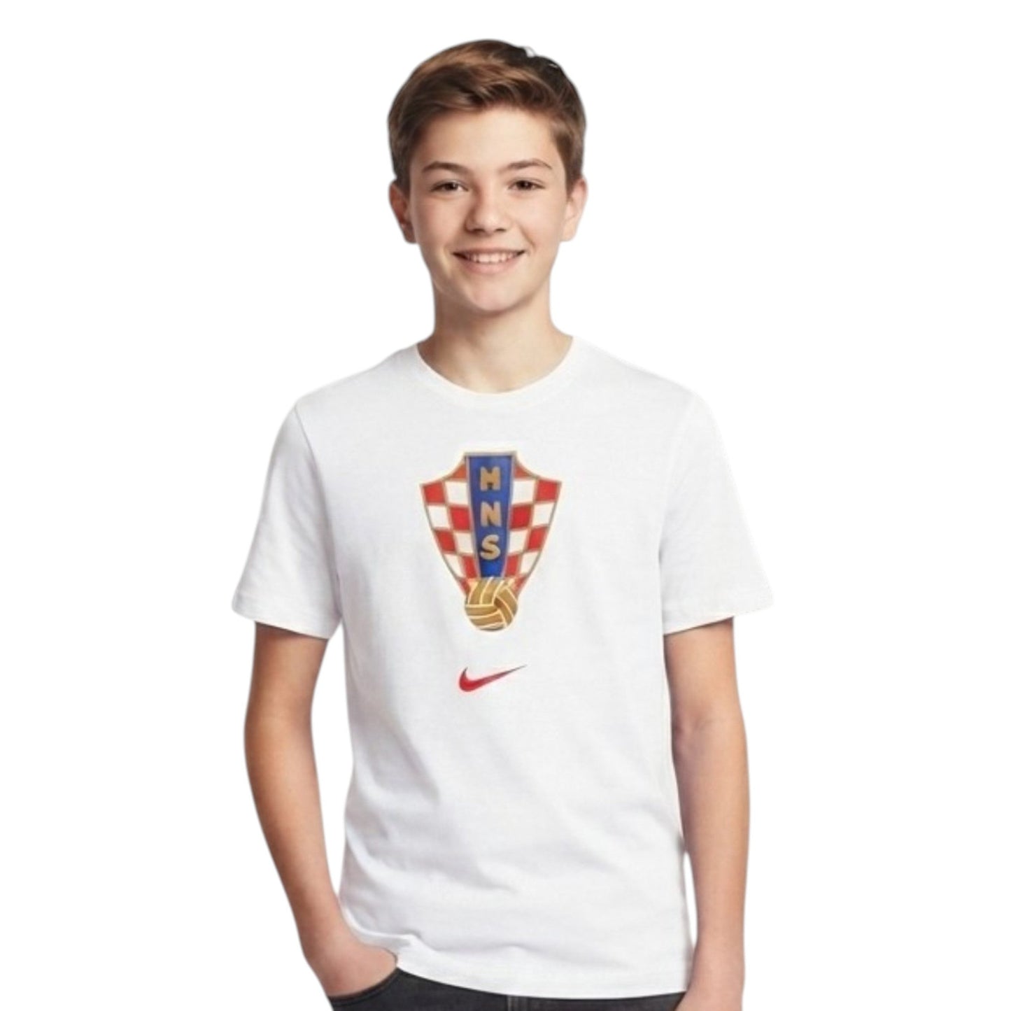 Kids Boy's Printed Sport Top,White