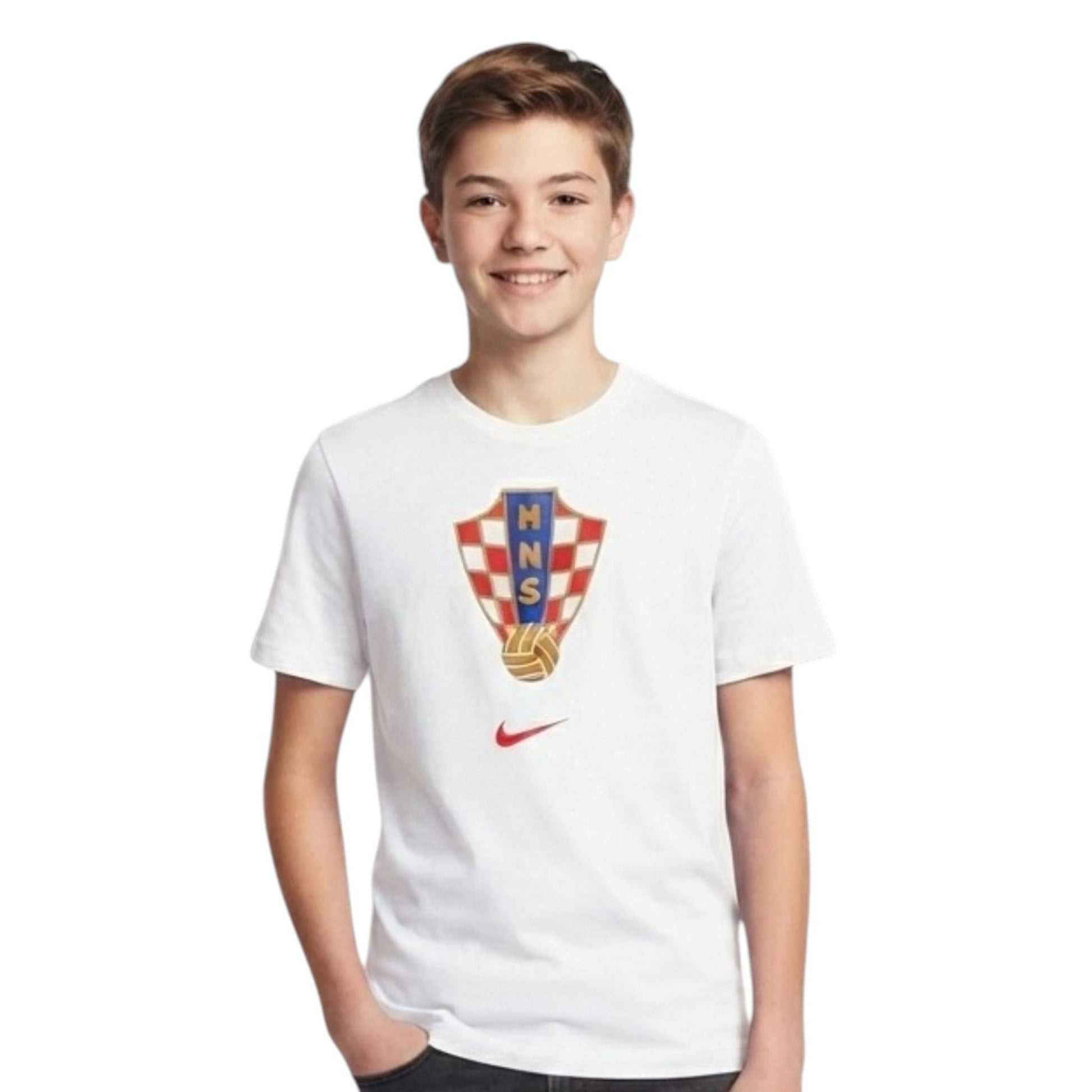 Kids Boy's Printed Sport Top,White
