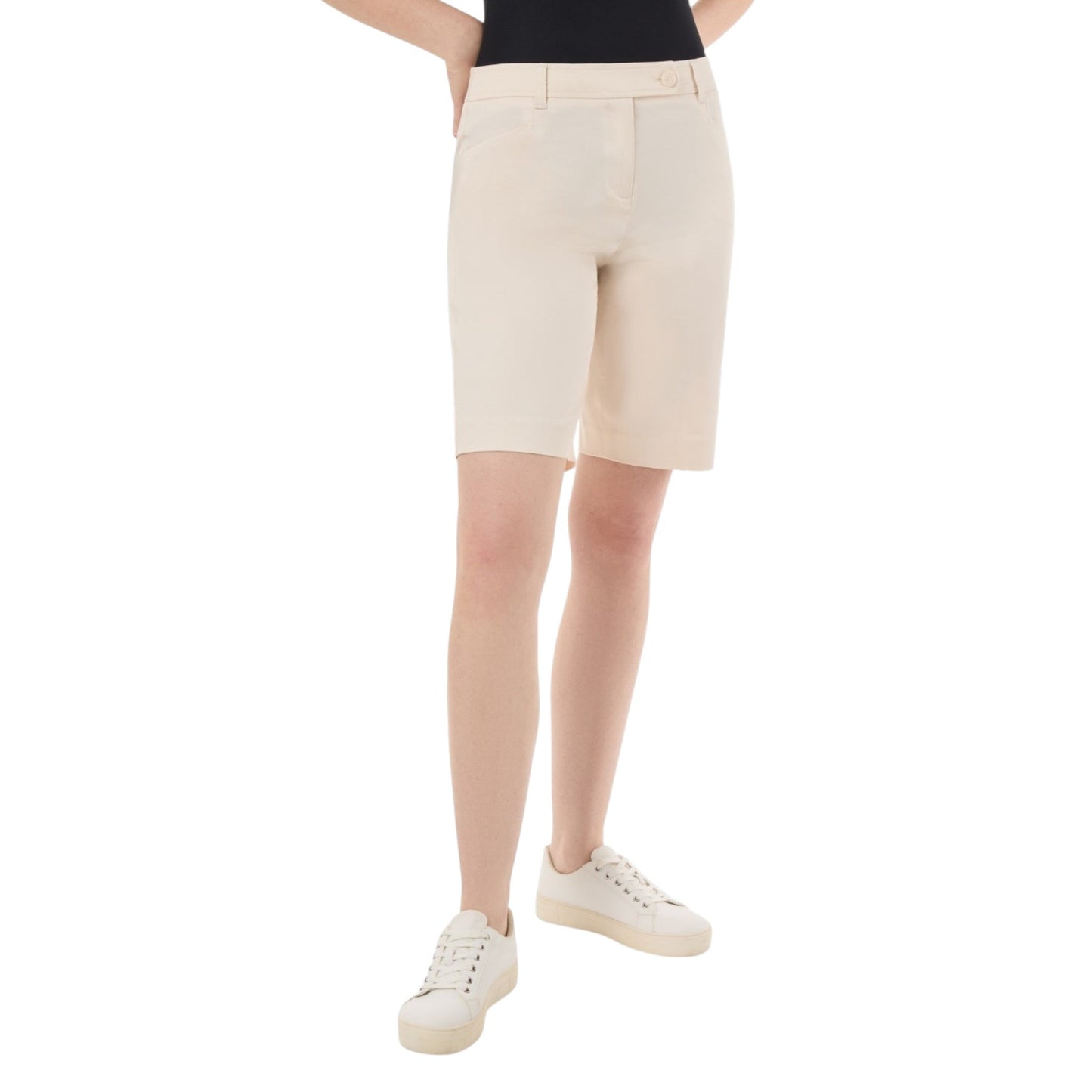 Women's Plain Solid Short,Light Beige