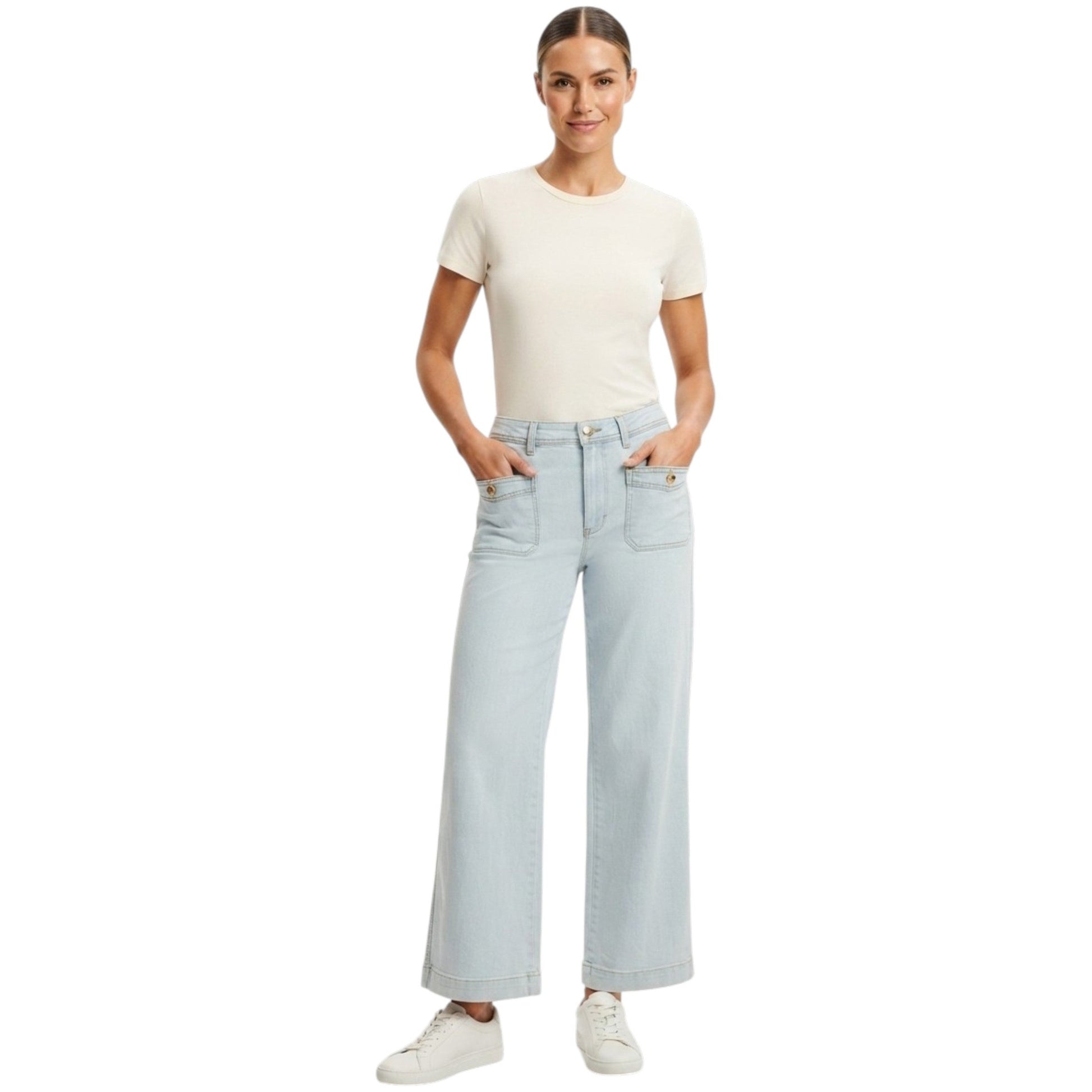 Women's Plain Solid Jeans,Light Blue