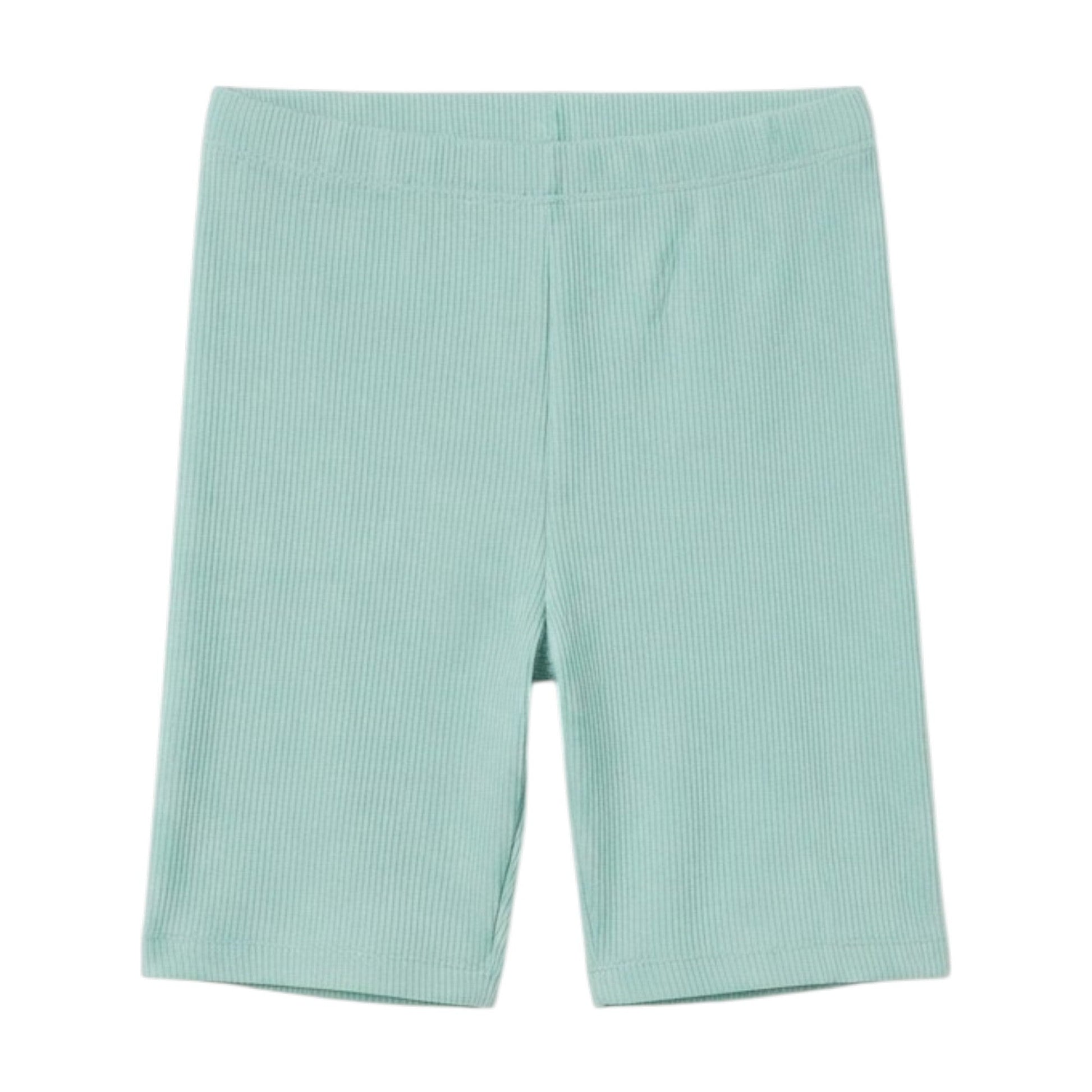 Kids Girl's Ribbed Short,Aqua