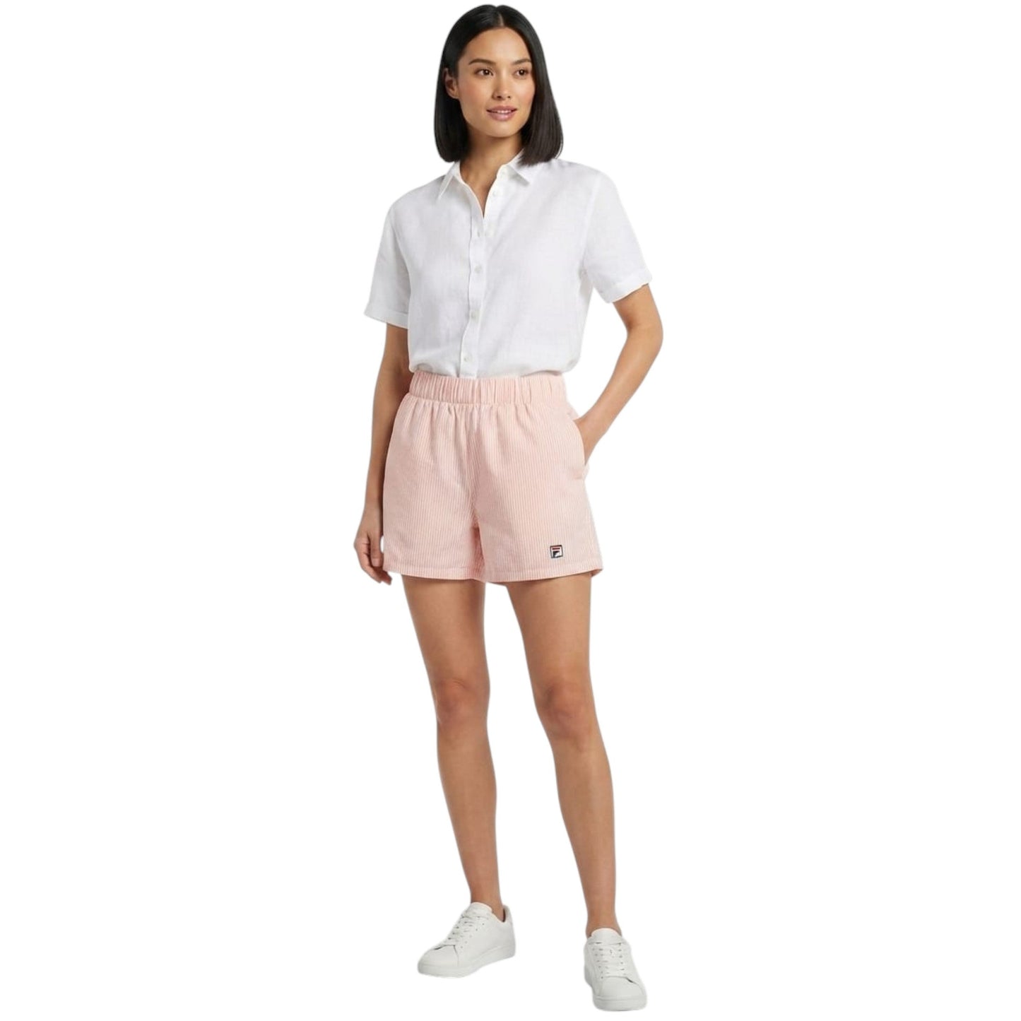 Women's Stripped Short,Pink