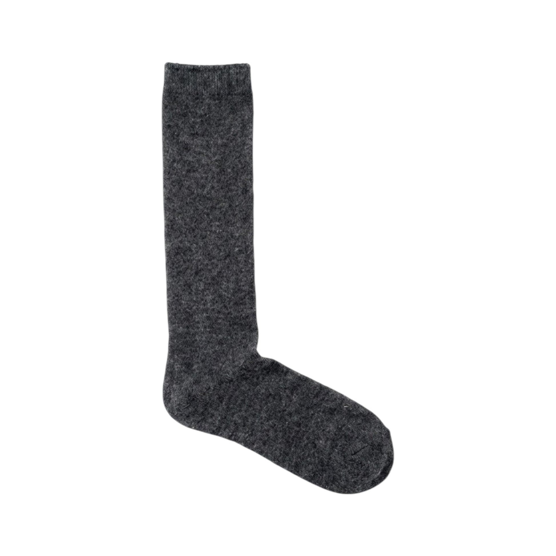 Kids Girl's Knitted Long Thin Socks,Drak Grey