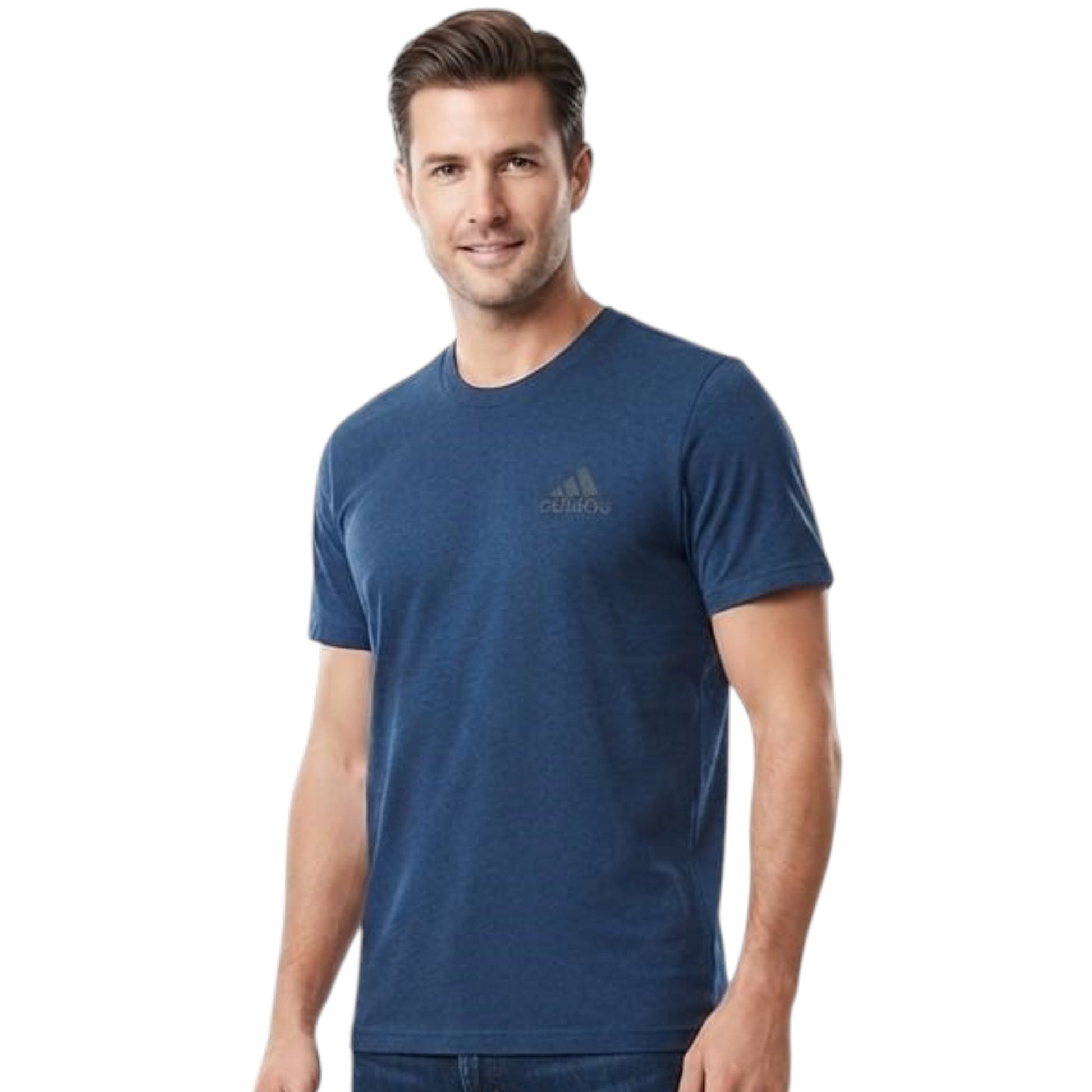 Men's Brand Logo Printed Sport Top,Navy