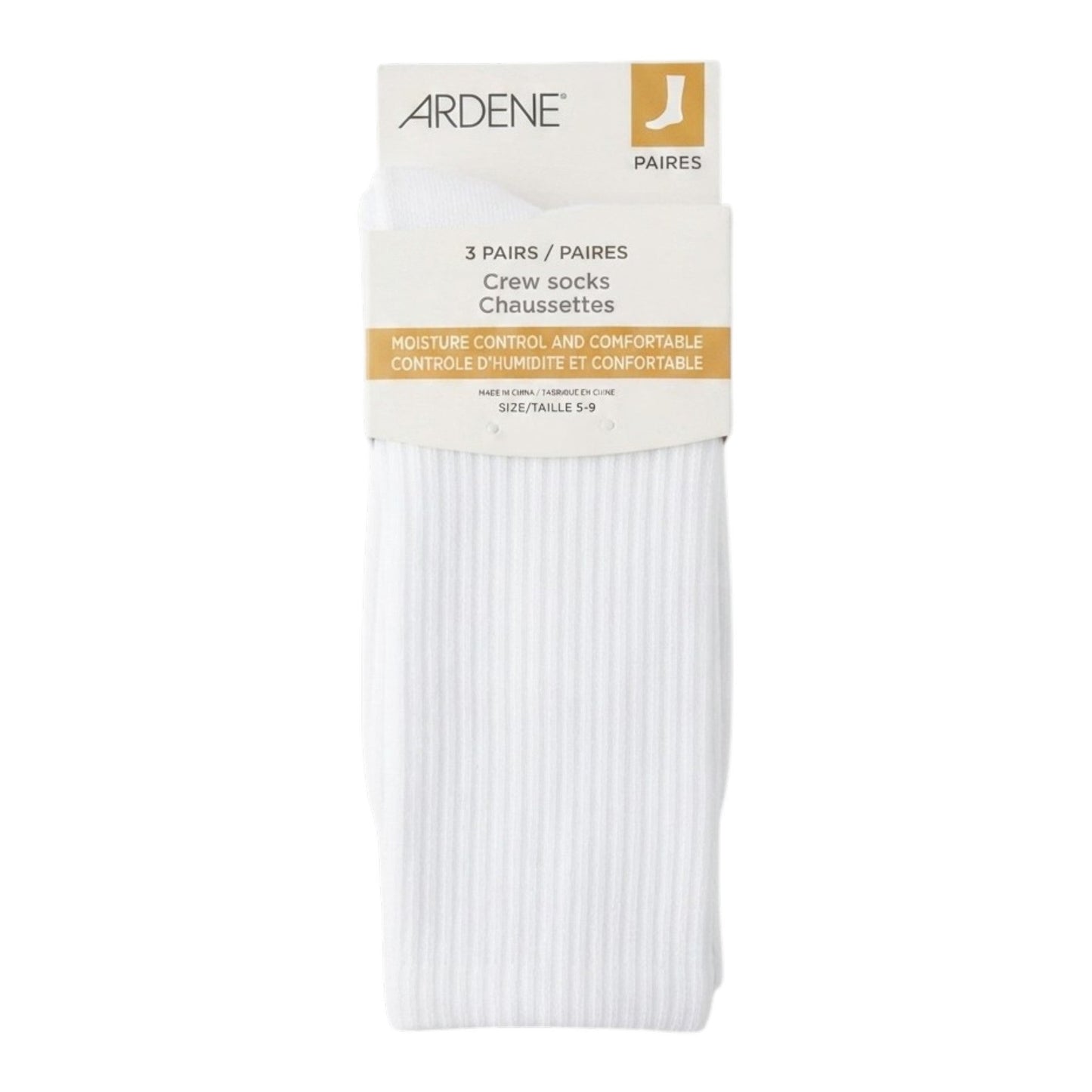 Women's Knitted Long Thin Socks Set 3Pieces,White