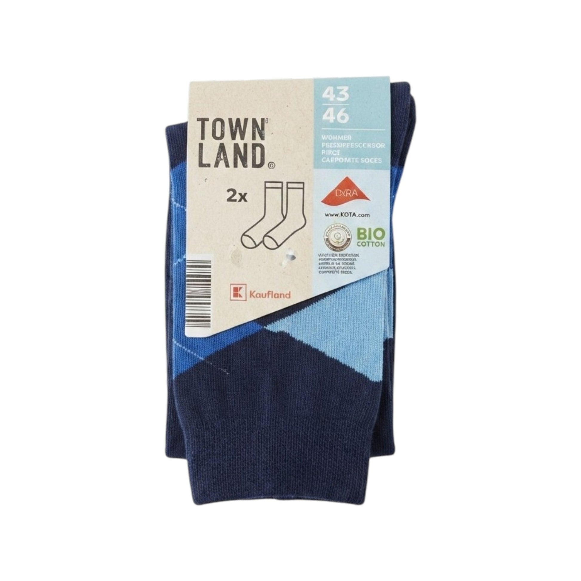 Men's Printed Long Thin Socks Set 2Pieces,Multi