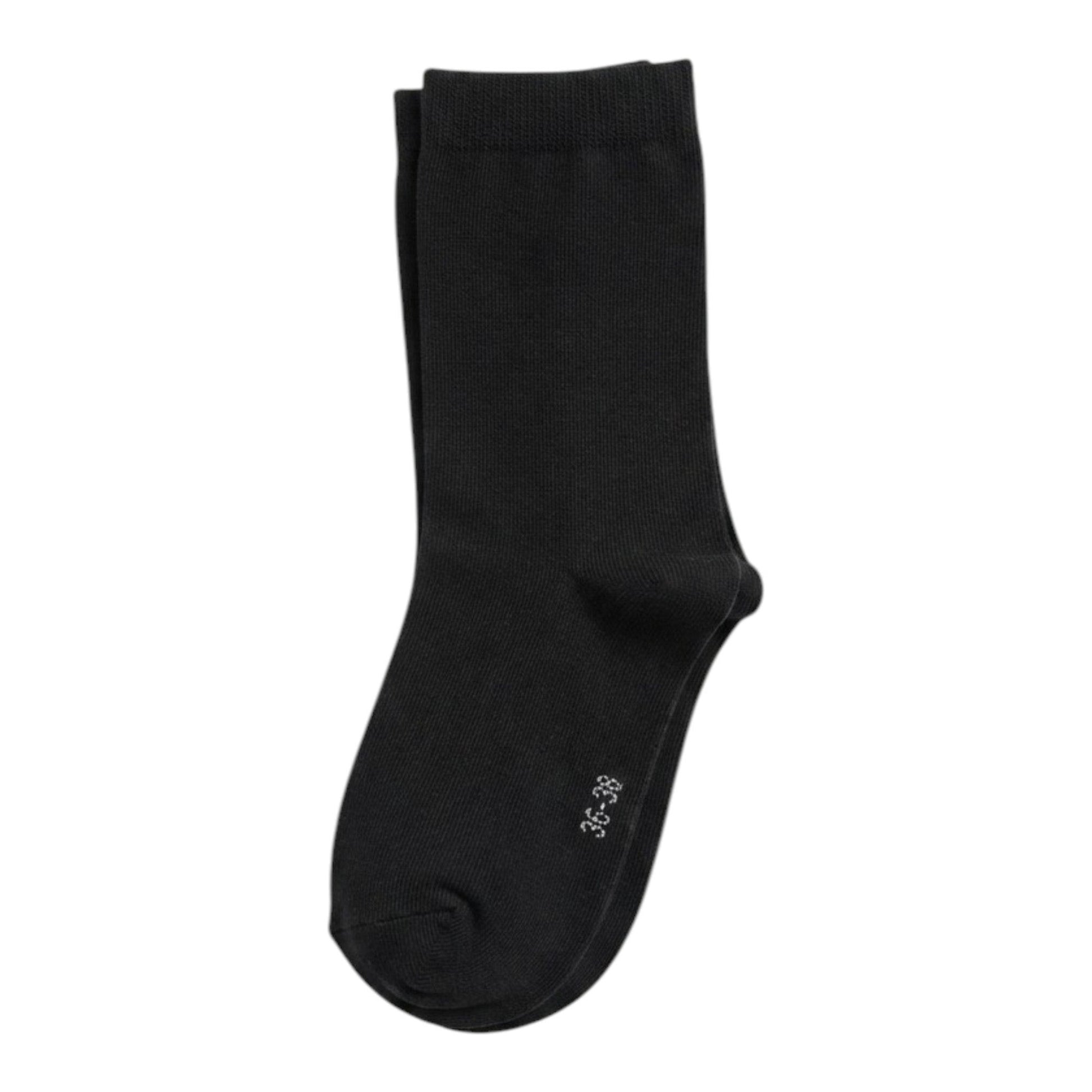 Kids Boy's Plain Socks,Black