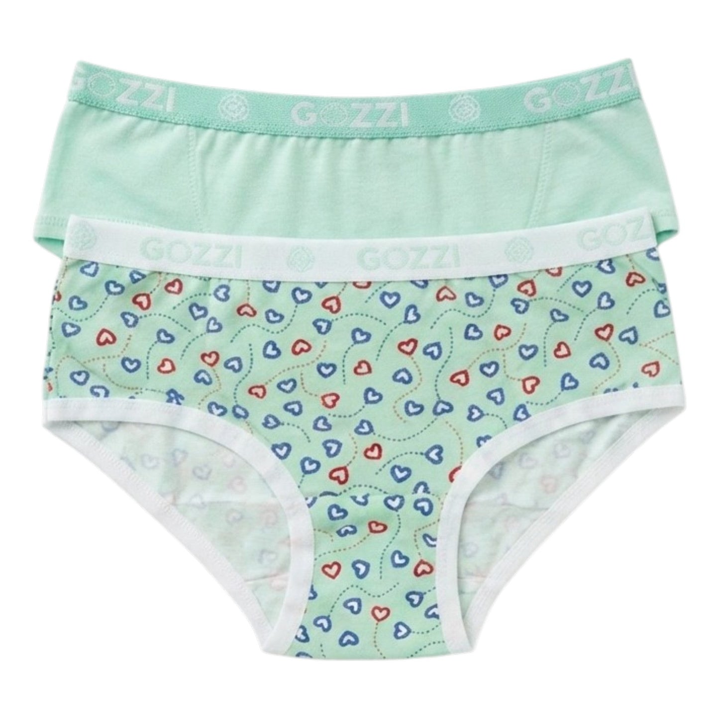 Kids Girl's Printed Slip Set 2Pieces,Light Green
