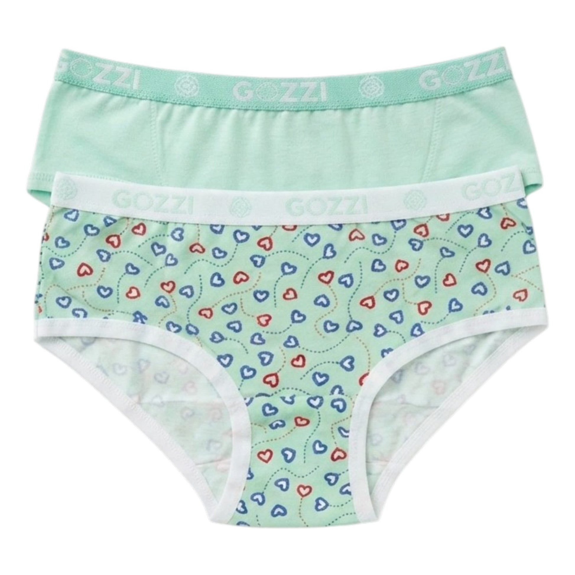 Kids Girl's Printed Slip Set 2Pieces,Light Green