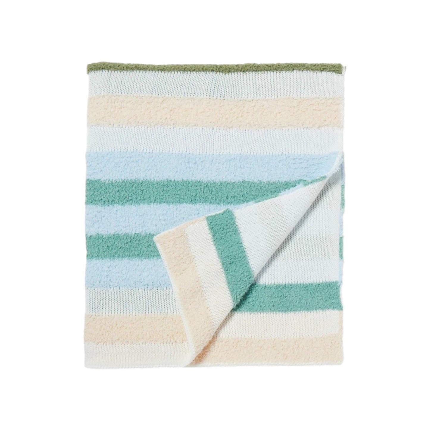 Striped Knit Throw Blanket