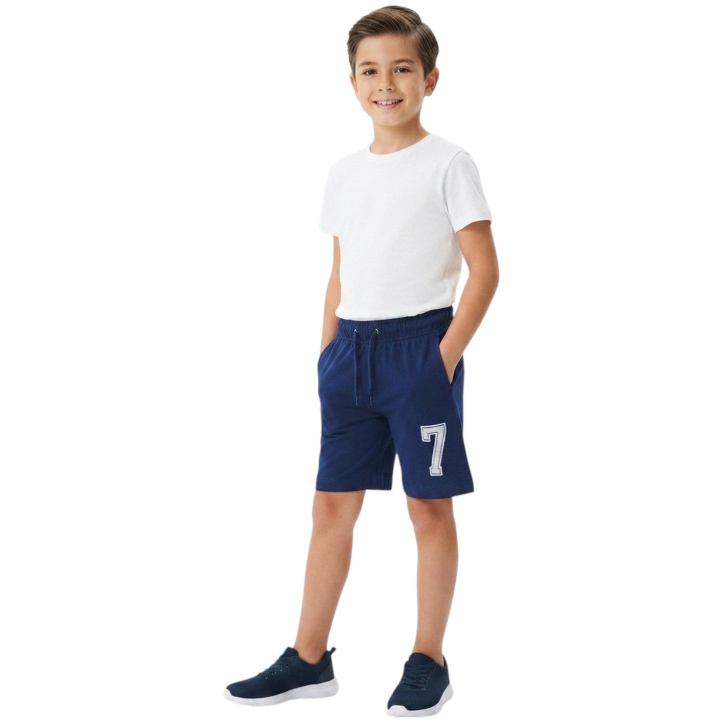 Kids Boy's Printed Short,Navy