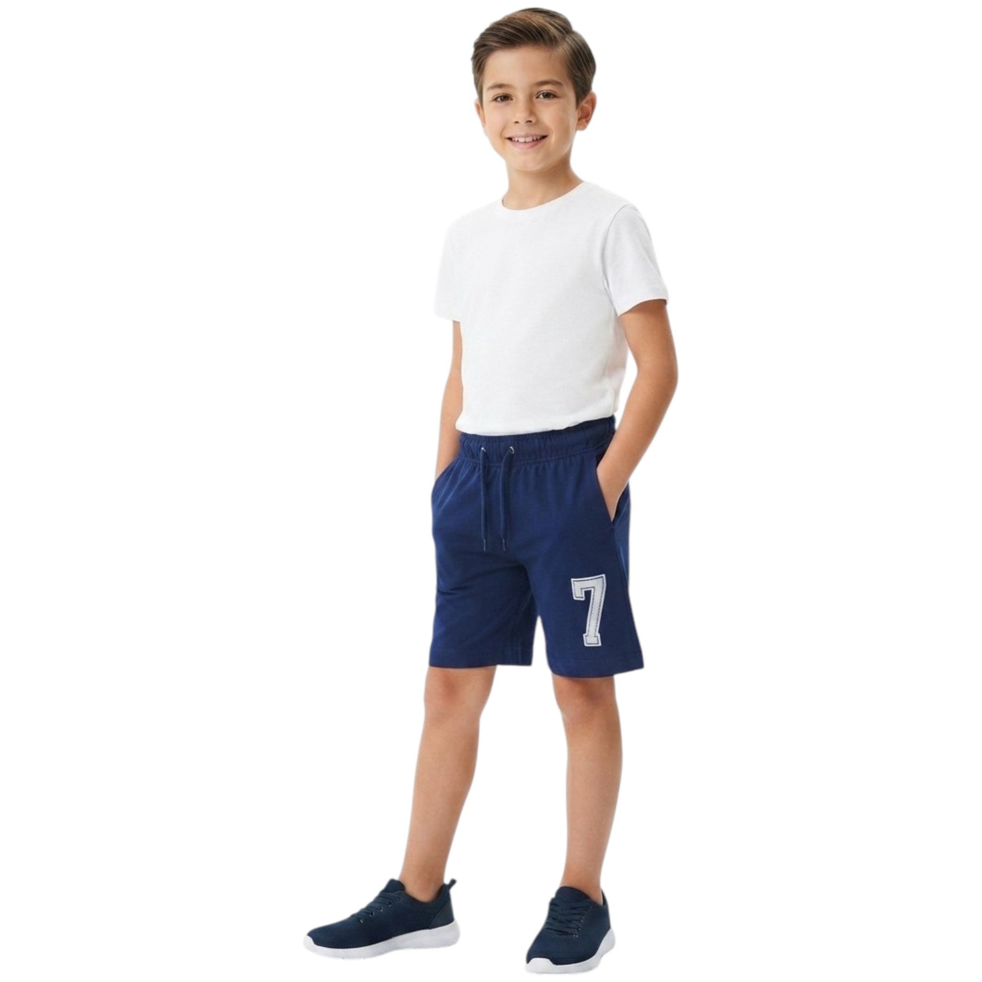 Kids Boy's Printed Short,Navy