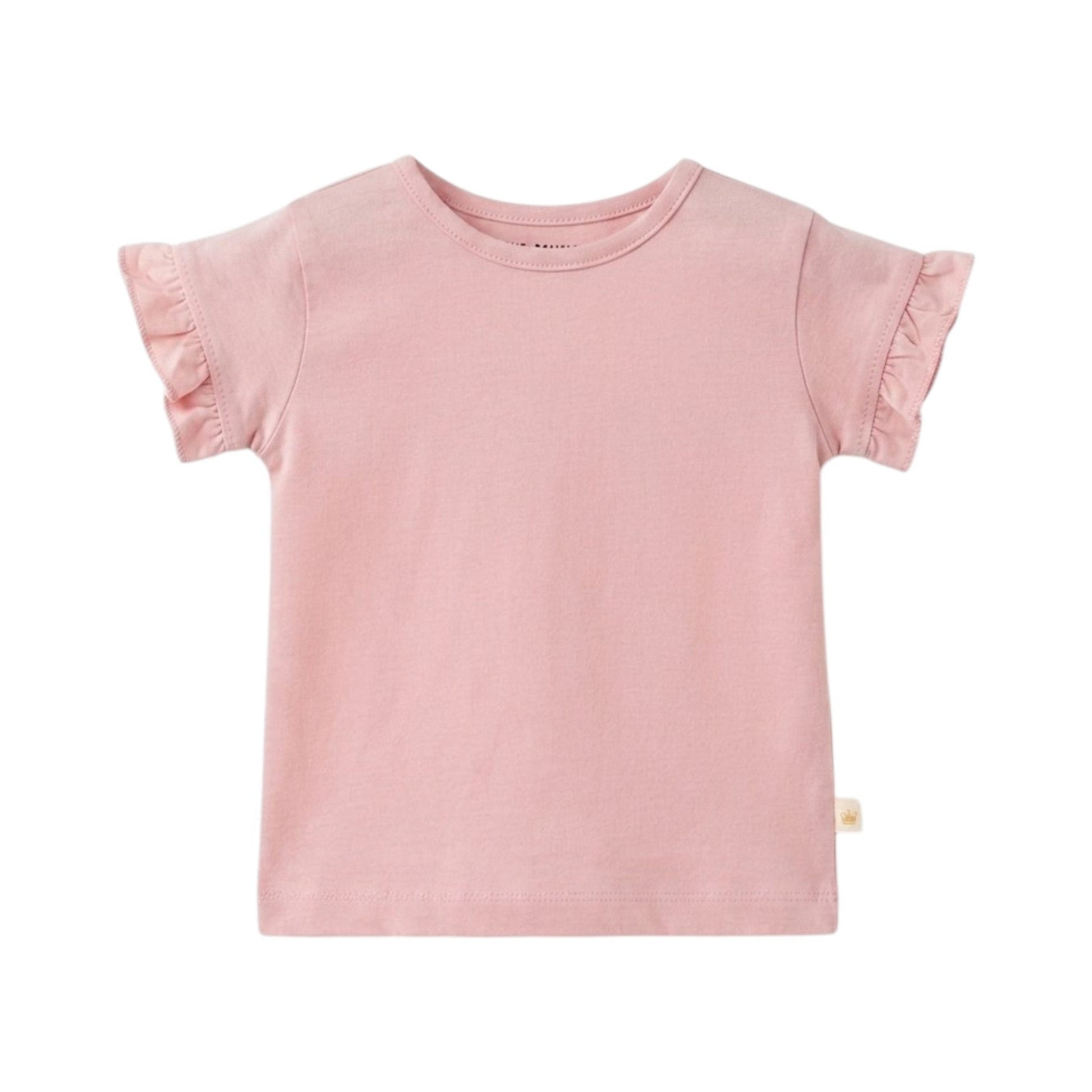Kids Girl's Plain Solid Top,Pink