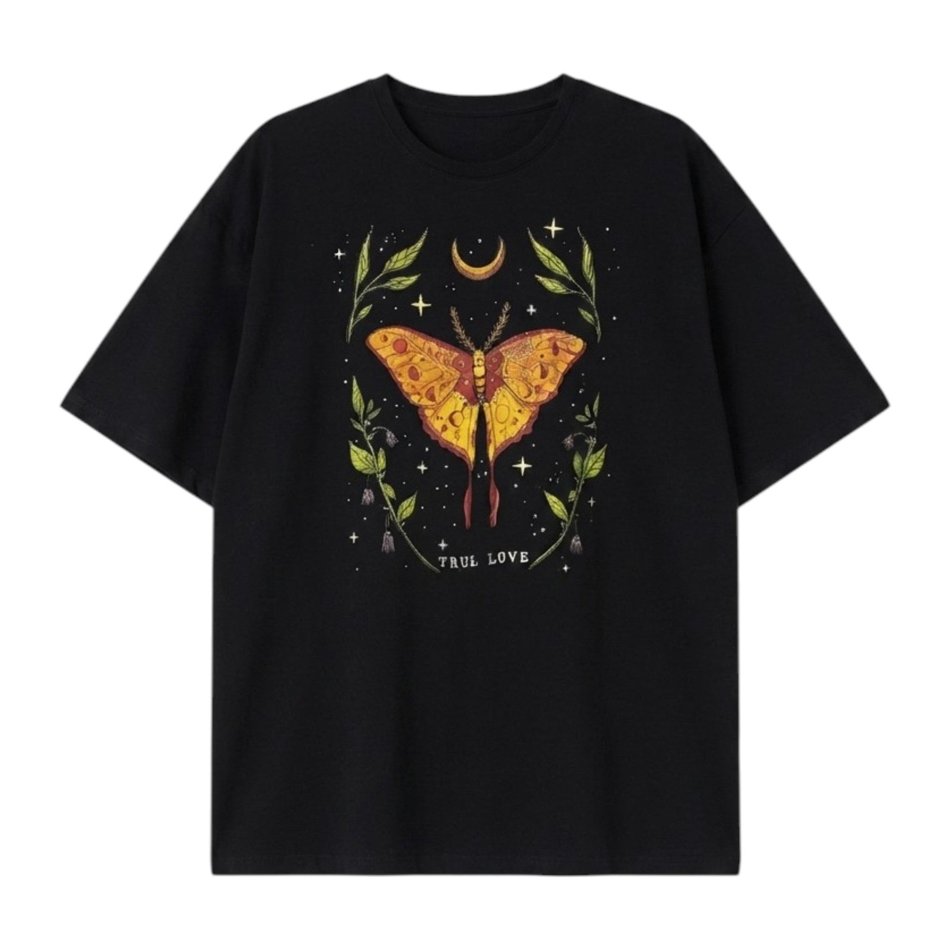 Women's Printed Top,Black