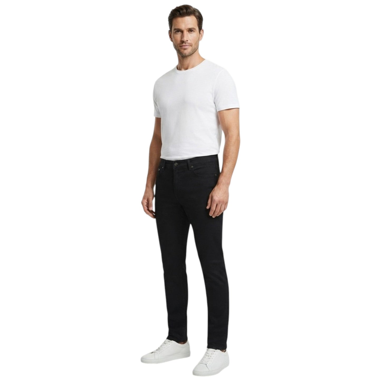 Men's Plain Pants,Black