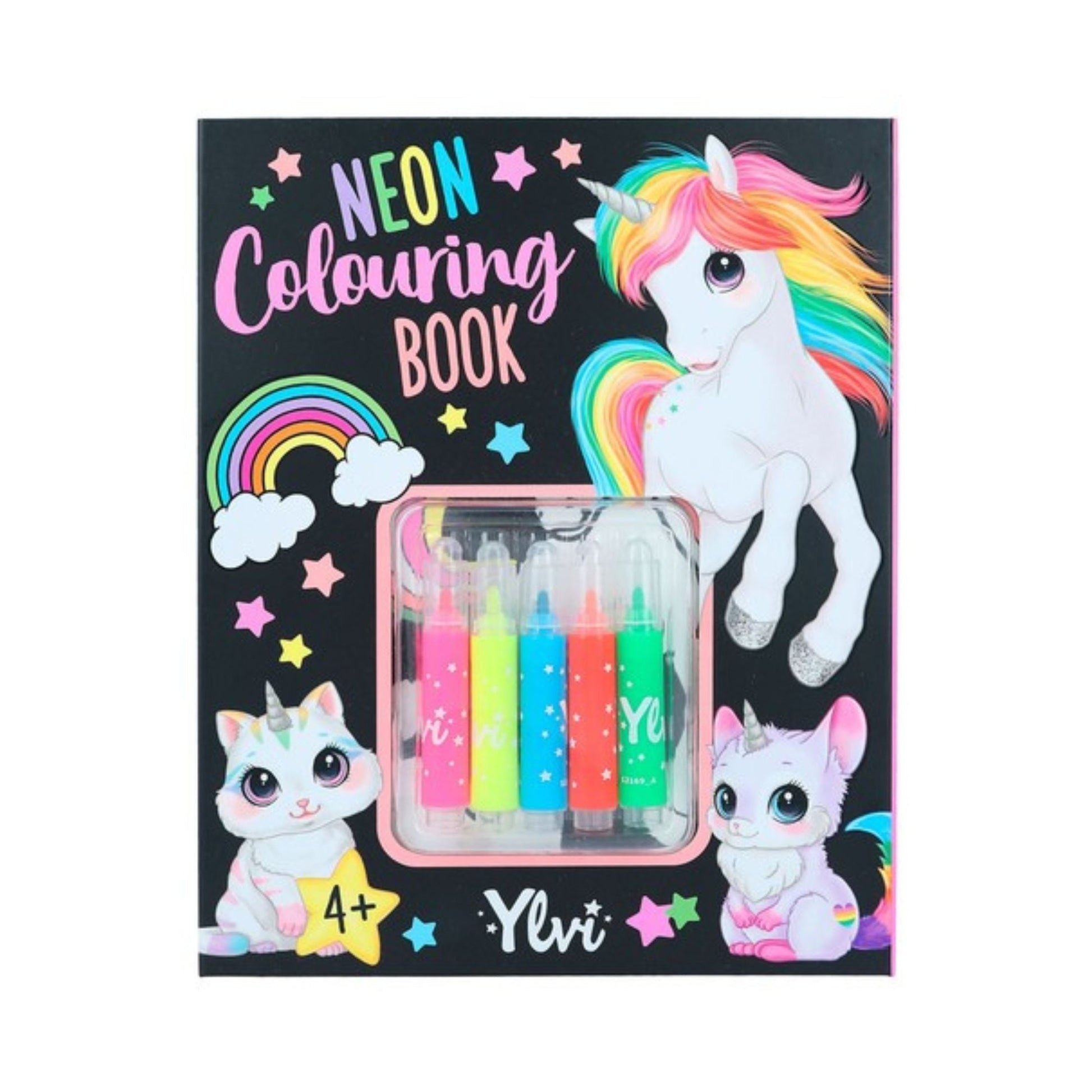 Ylvi Neon Coloring Book Set