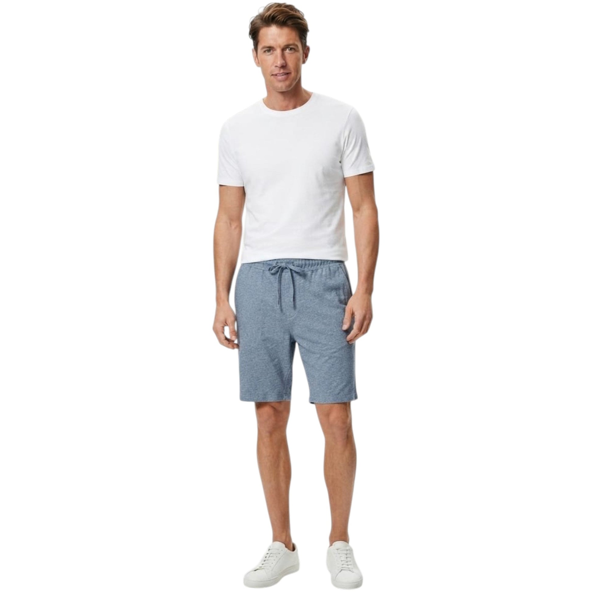 Men's Plain Solid Short,Light Navy
