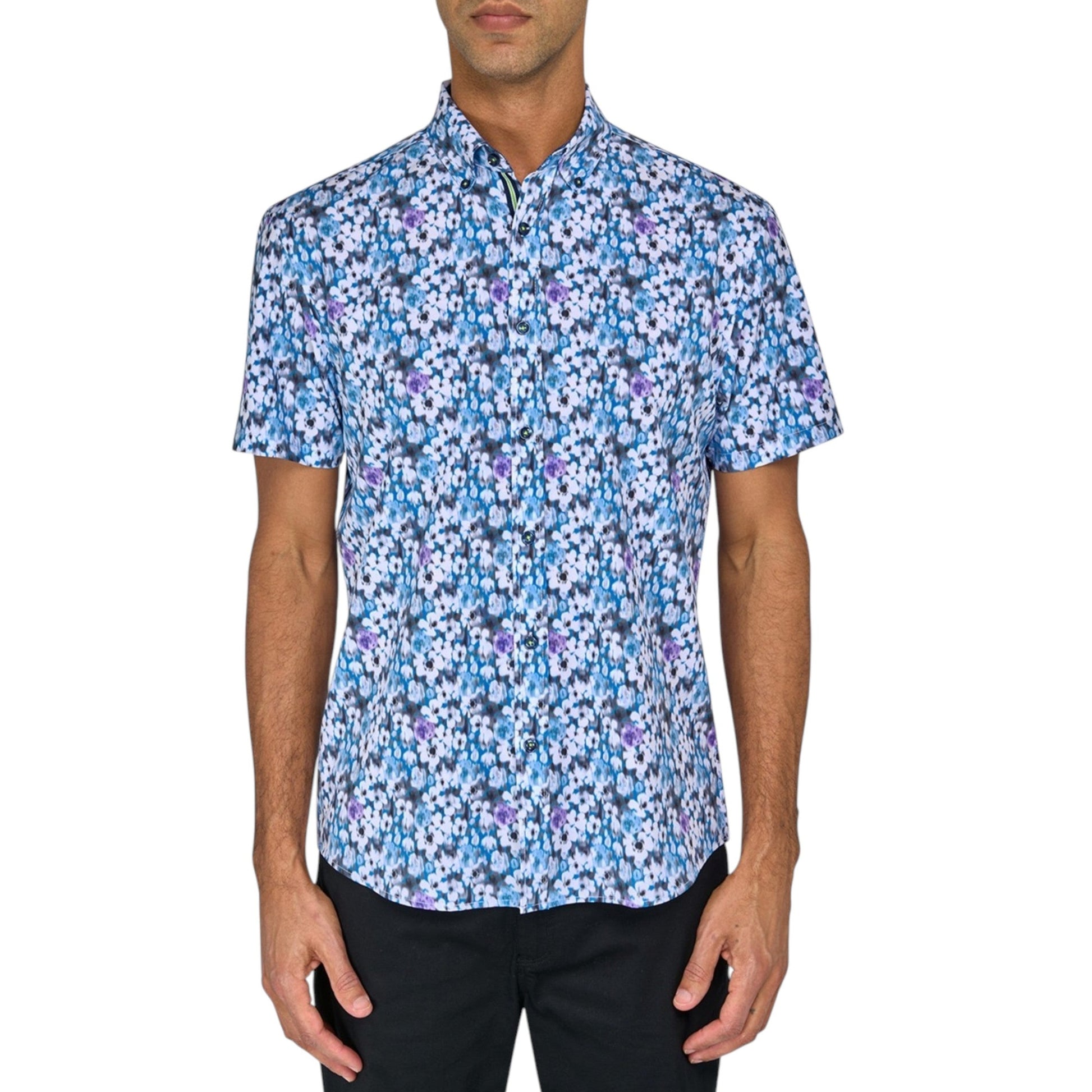 Men's Printed Dress Shirt,Multi