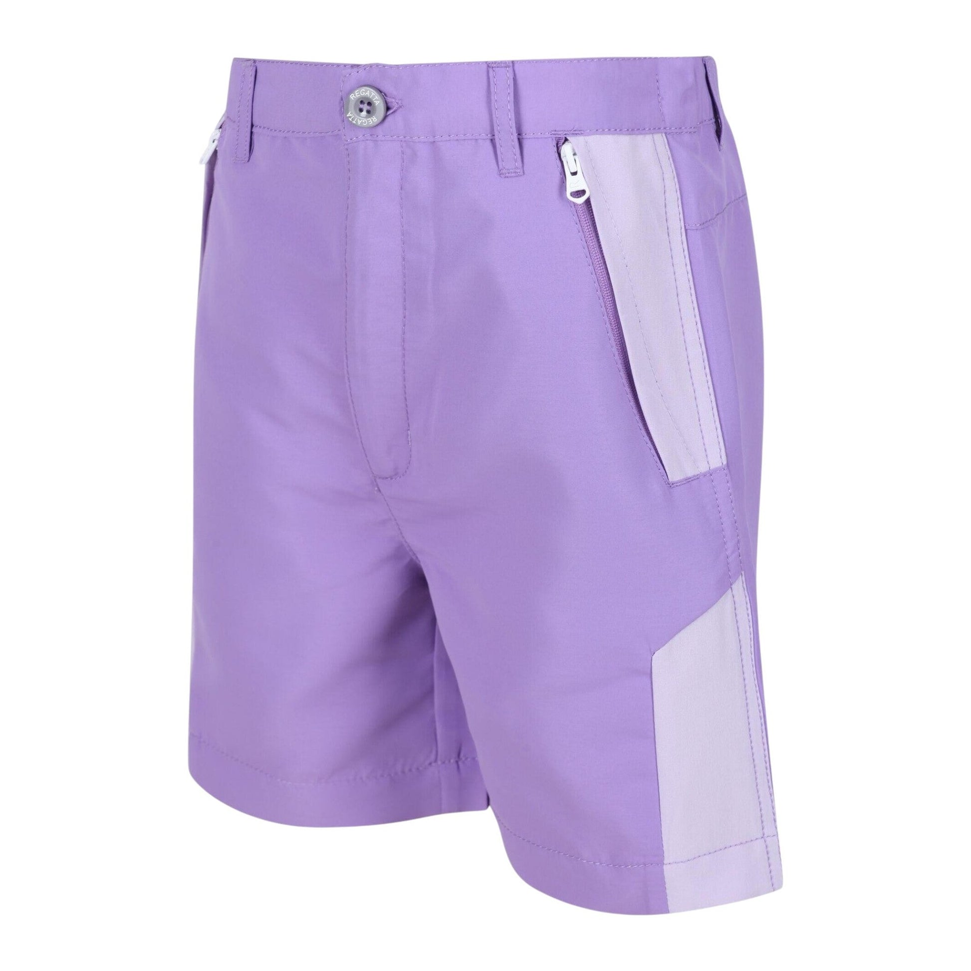 Kids Boy's Colorblocked Short,Purple
