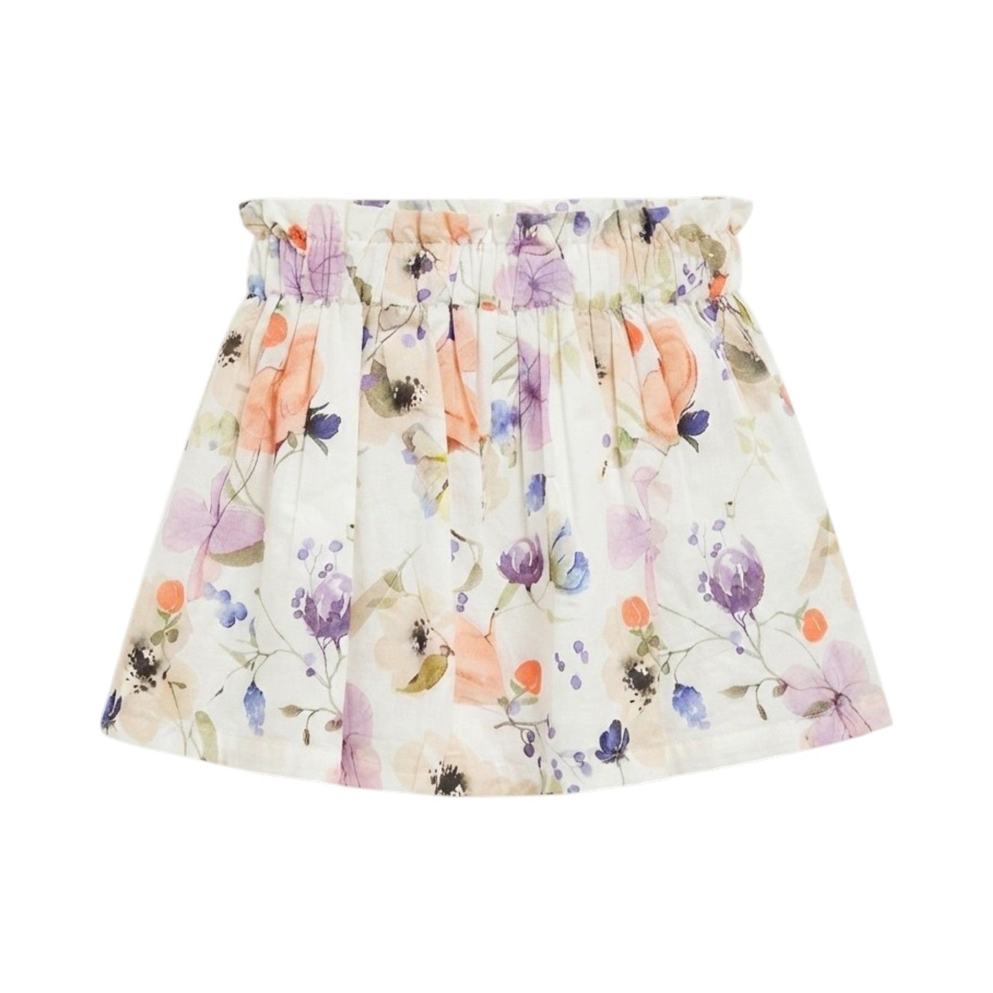 Kids Girl's Floral Printed Skirt,Multi