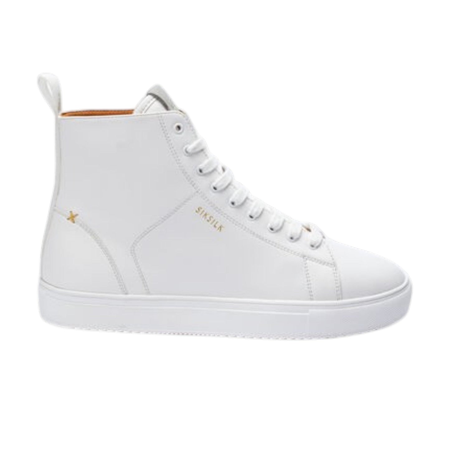 Women's Plain Shoes High Top,White