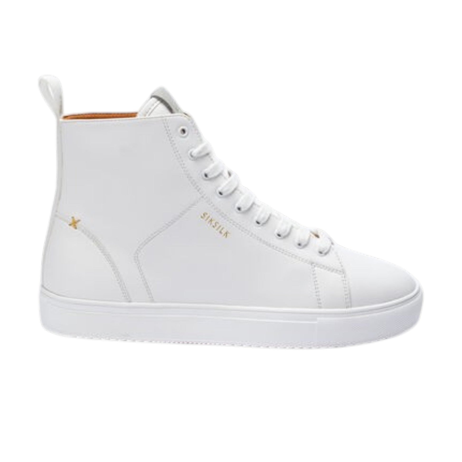 Women's Plain Shoes High Top,White