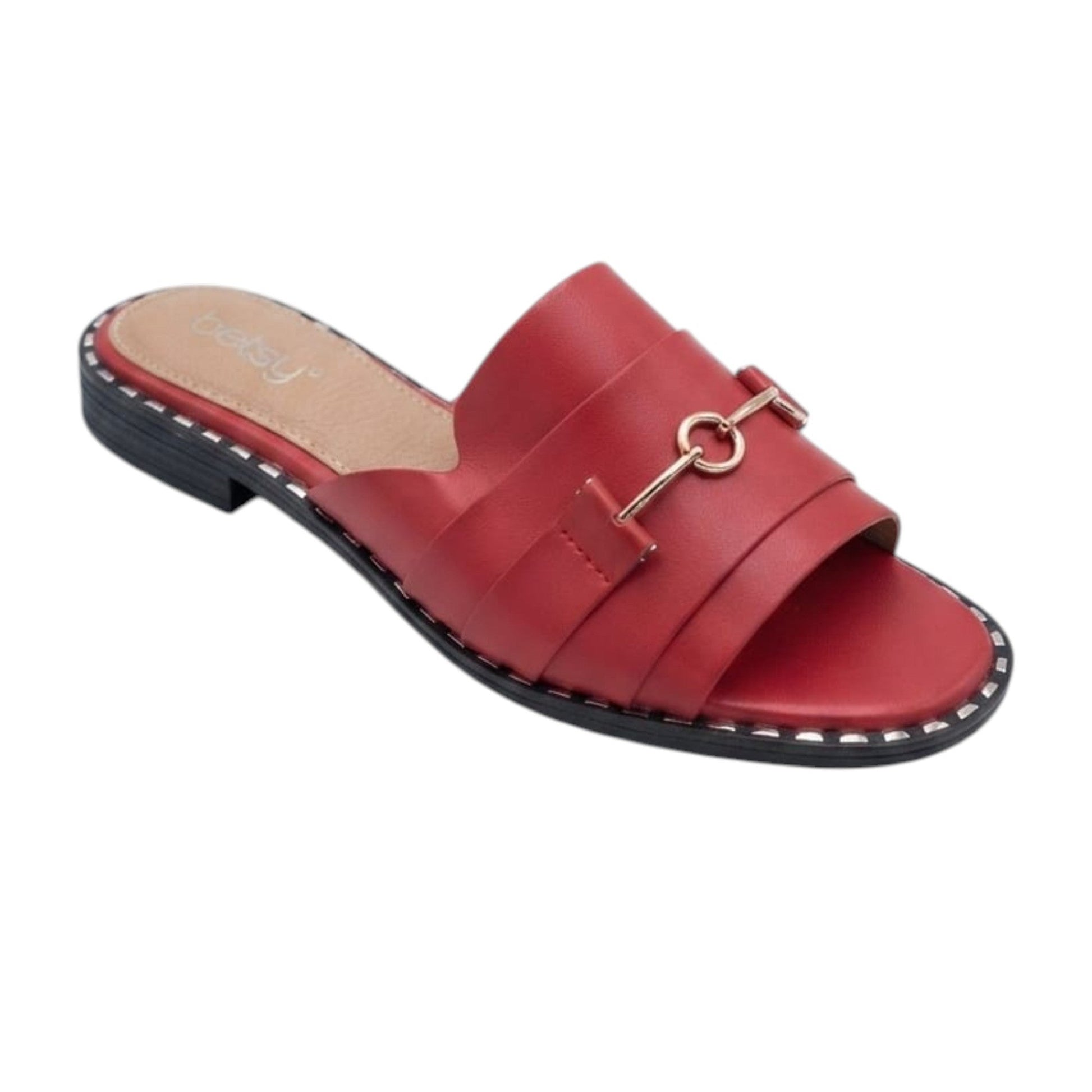 Women's Plain Sandals,Red
