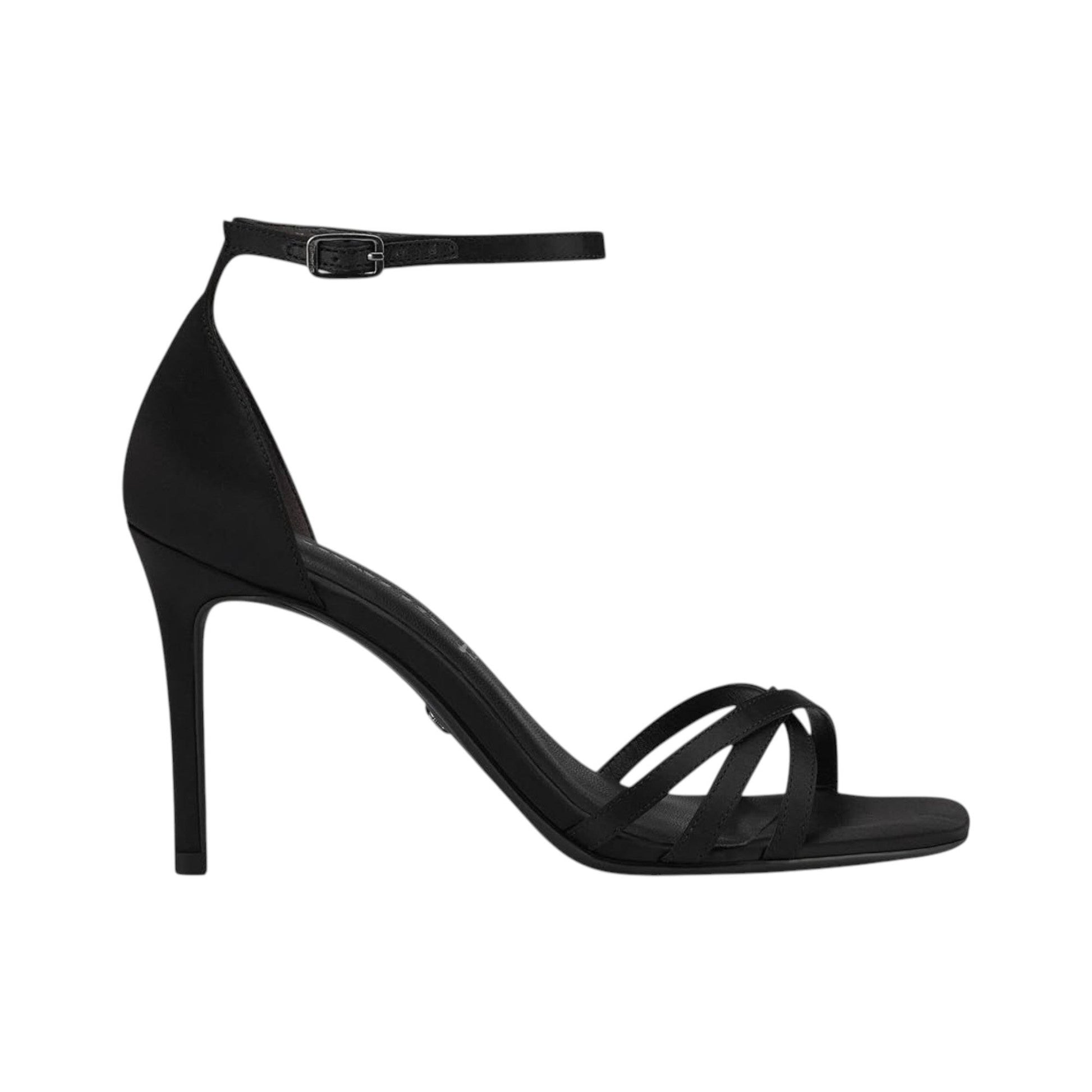 Women's Plain Heeled Shoes,Black