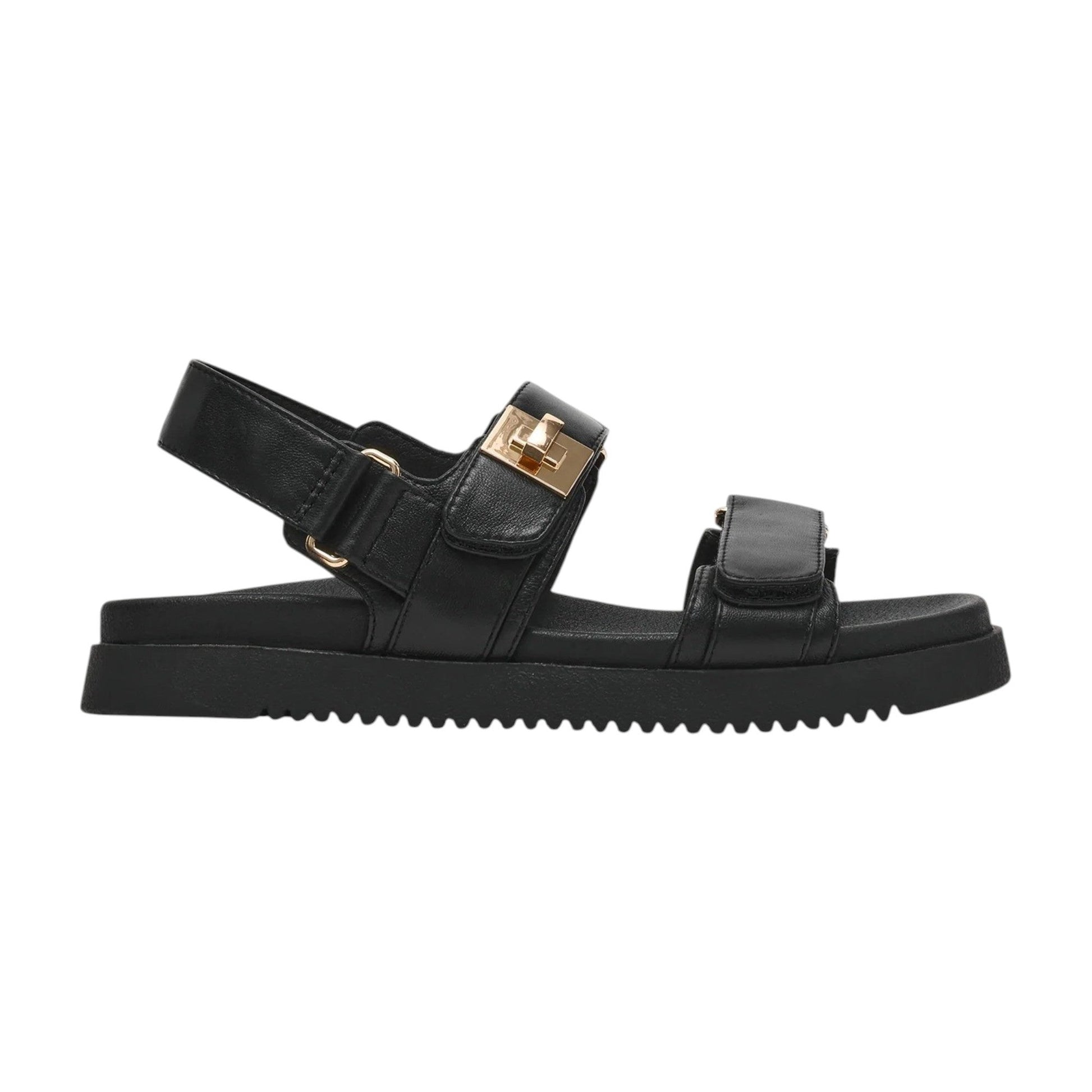 Womwn's Plain Sandals,Black