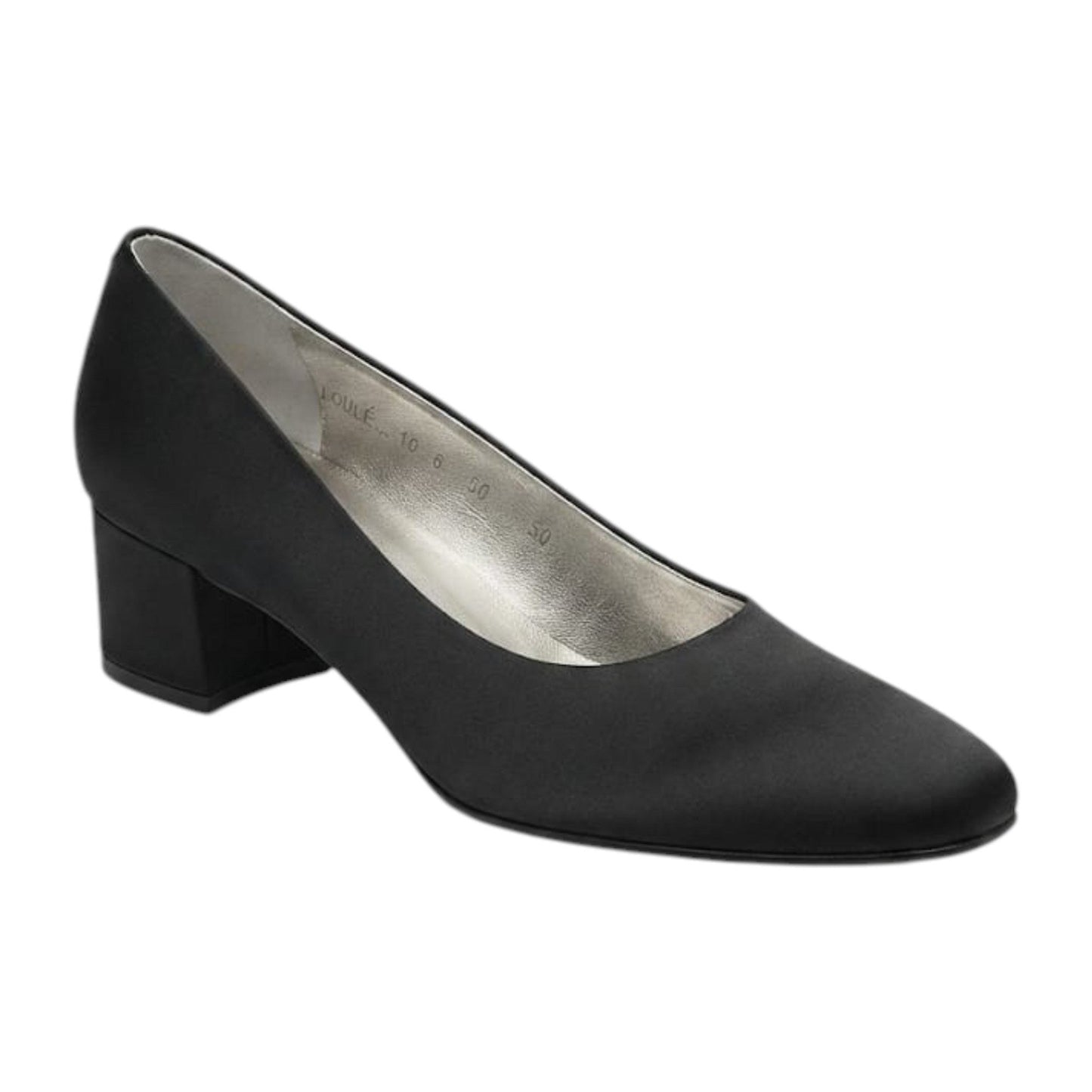 Women's Plain Heeled Shoes,Black