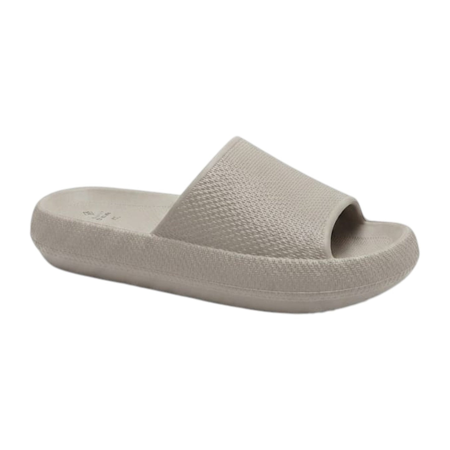 Men's Textured Slippers,Dark Beige