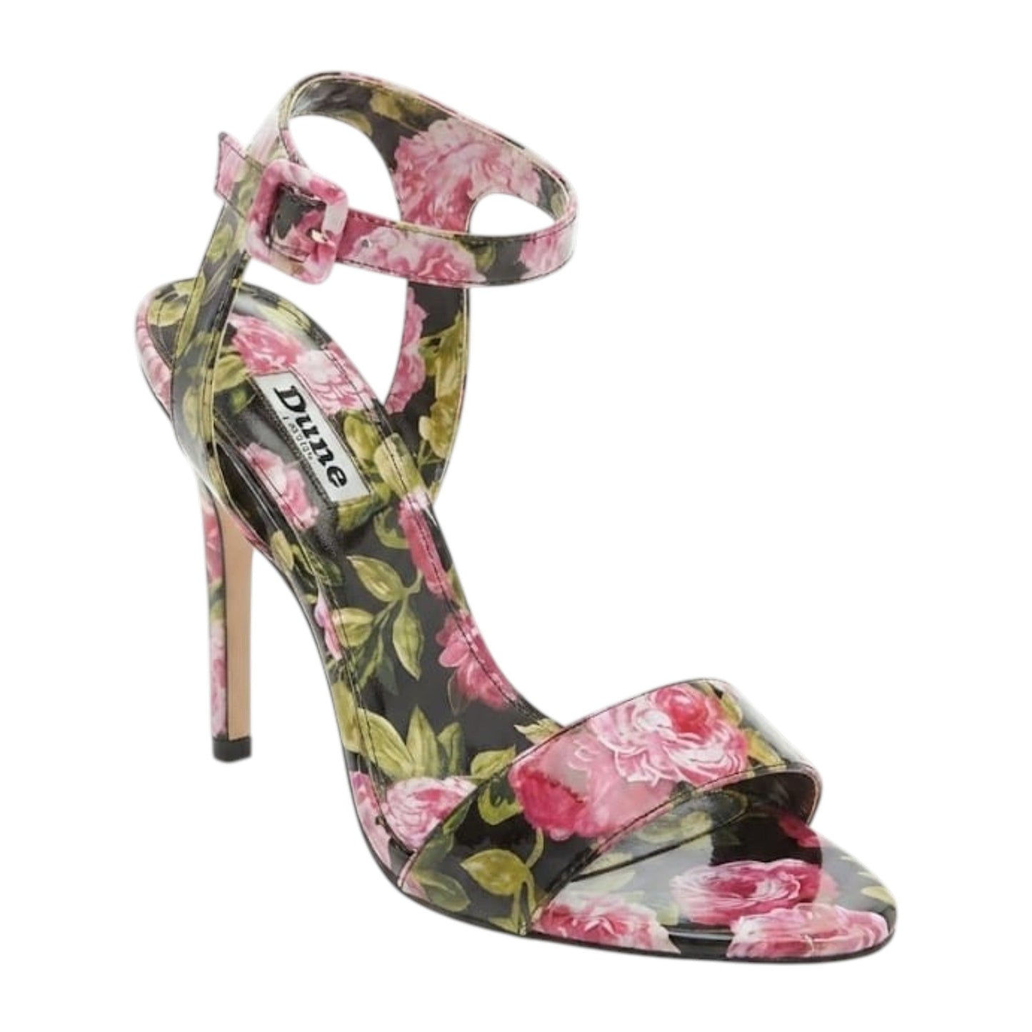 Women's Floral Printed Heeled Shoes,Multi