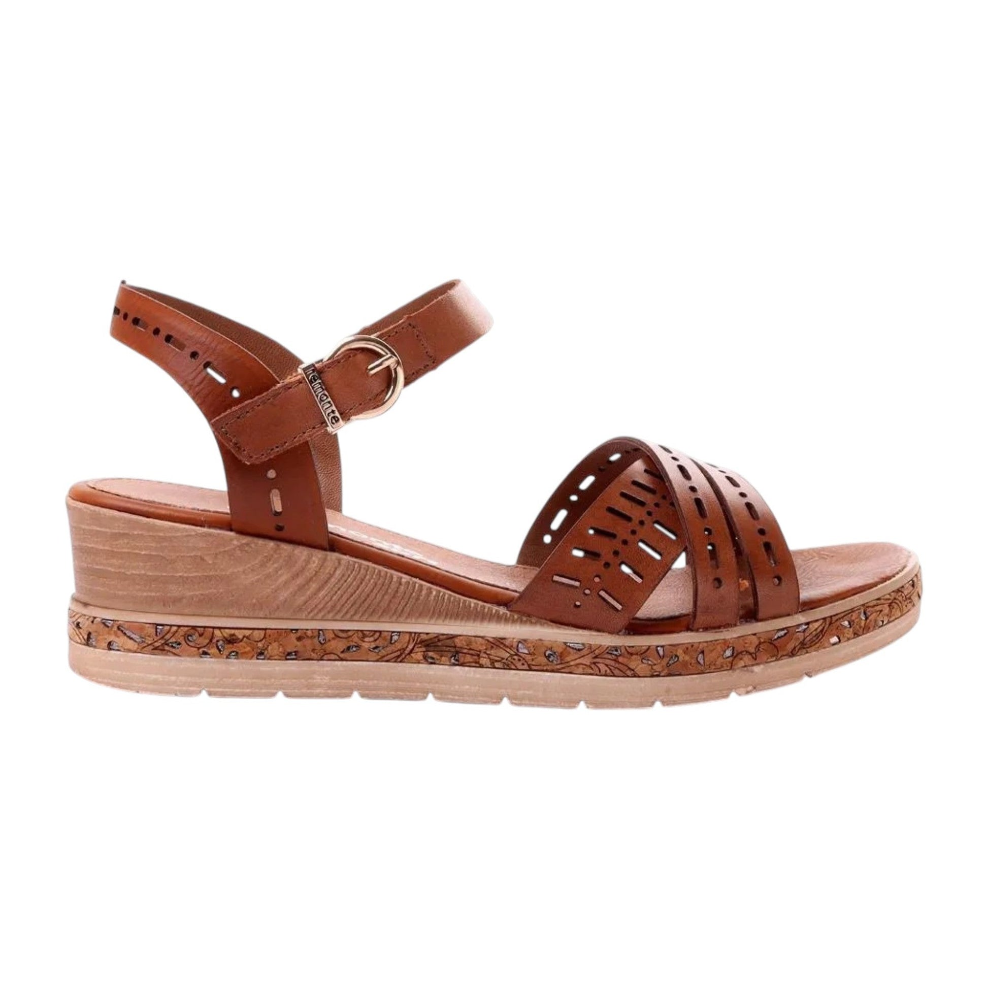 Women's Textured Sandals,Brown