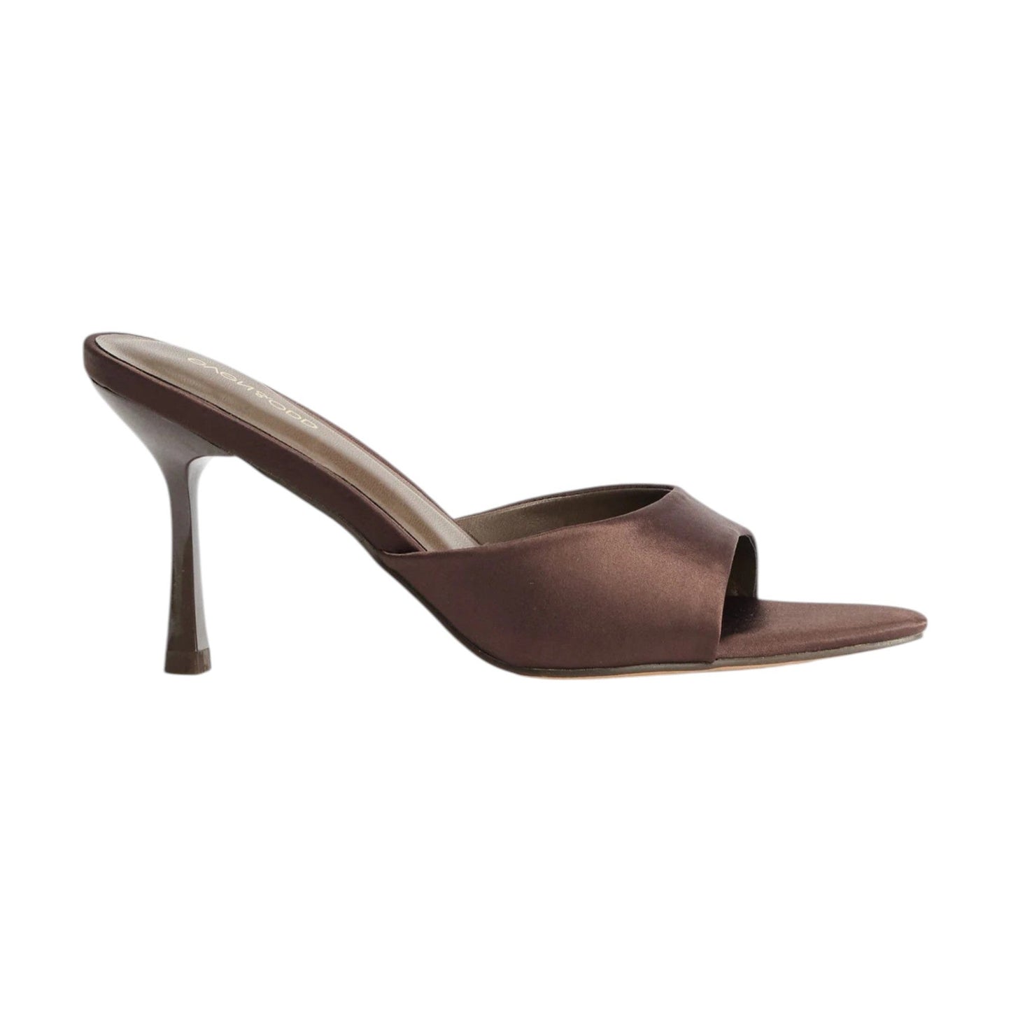 Women's Plain Heeled Shoes,Dark Brown